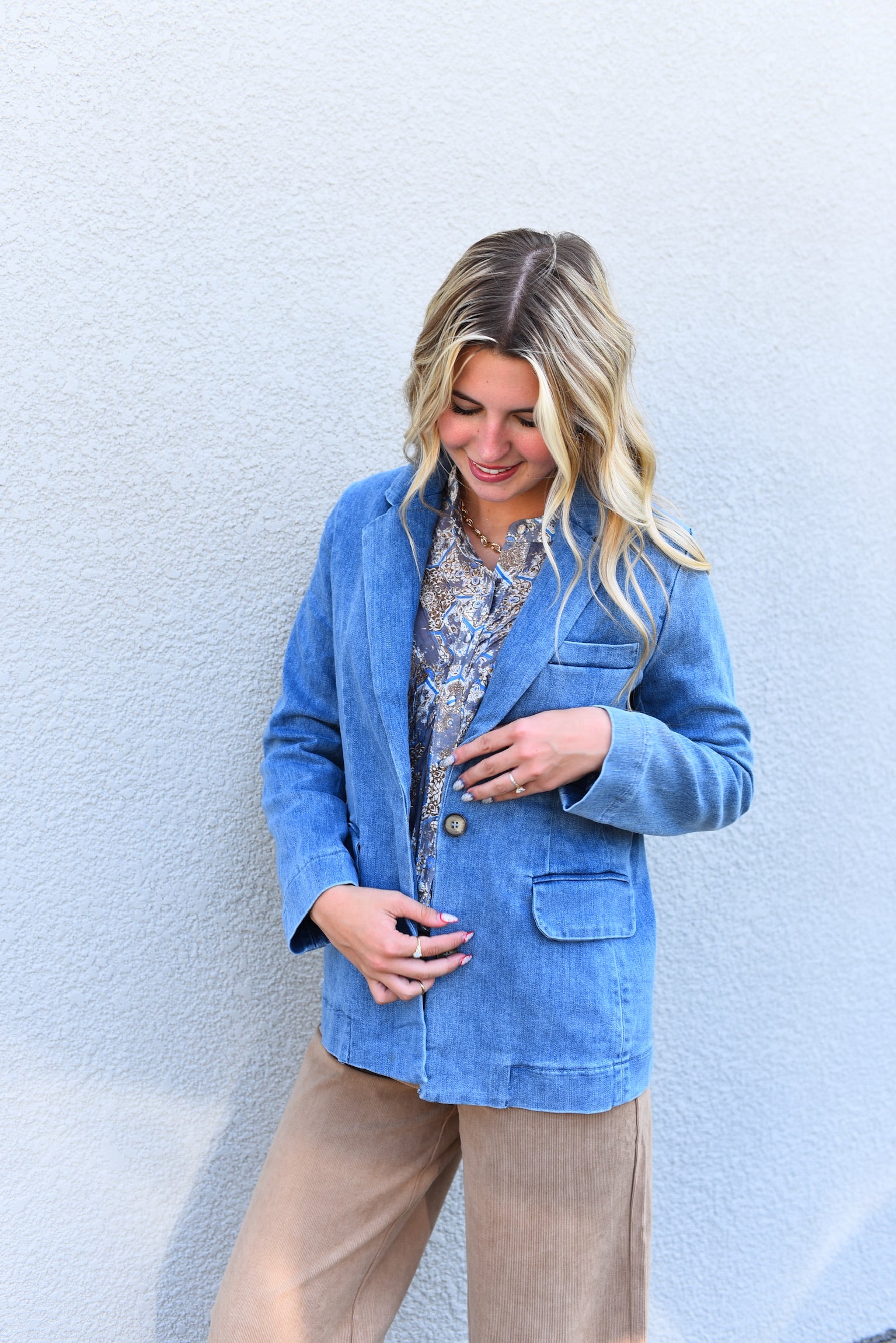 Vella Denim Blazer
