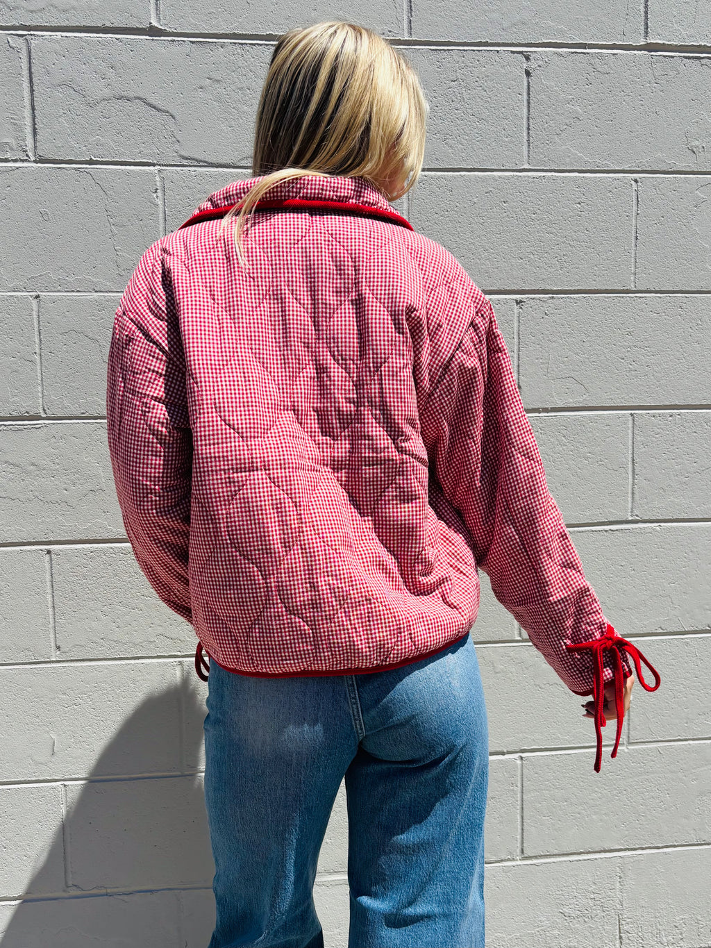 Red Gingham Jacket