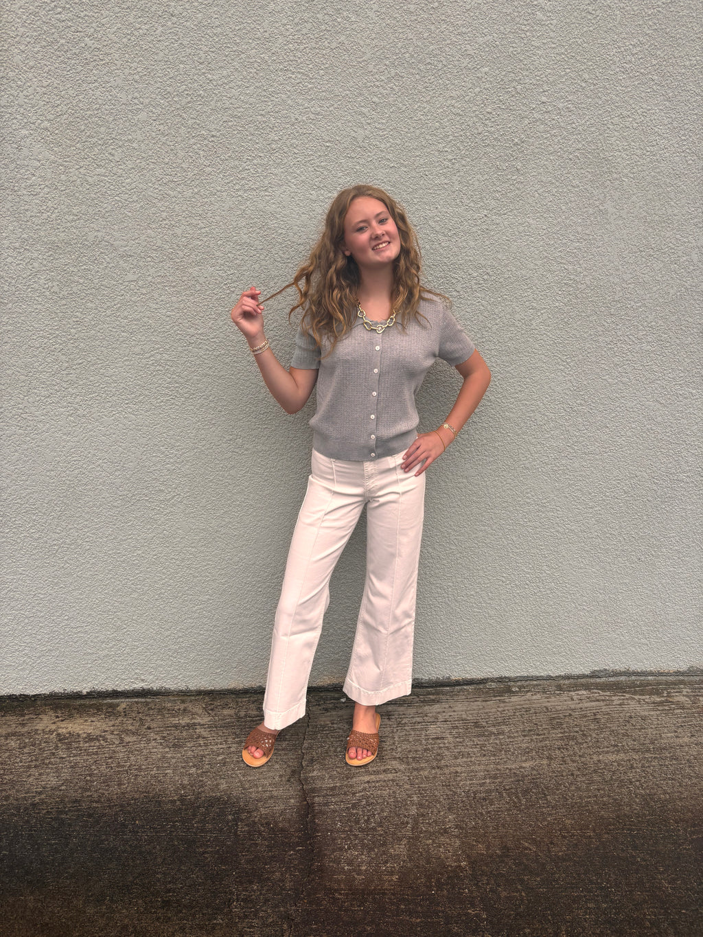 Muse White Jean