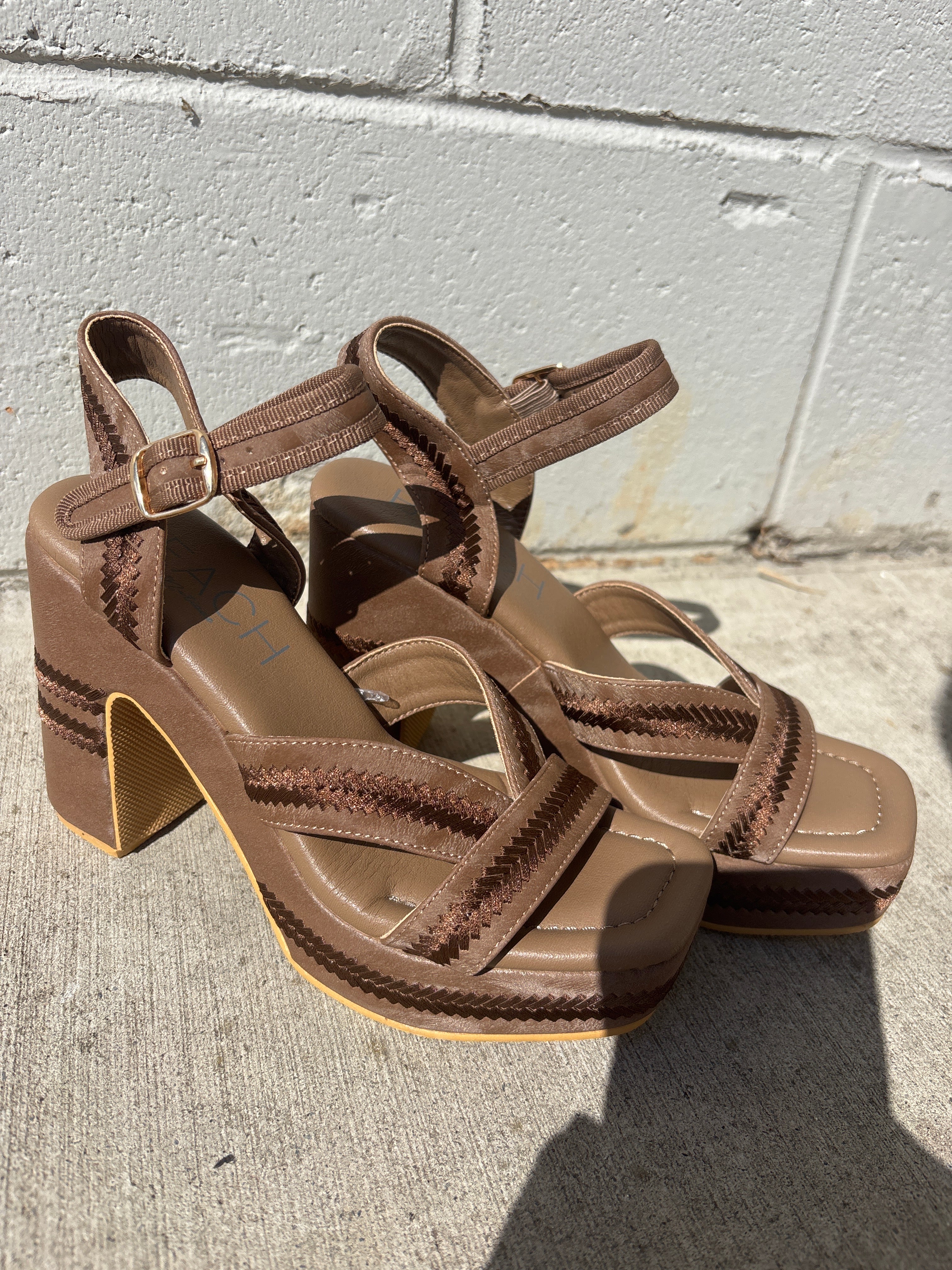 Adelaide Brown Heel