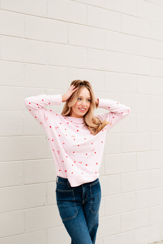 Love Hearts Crewneck