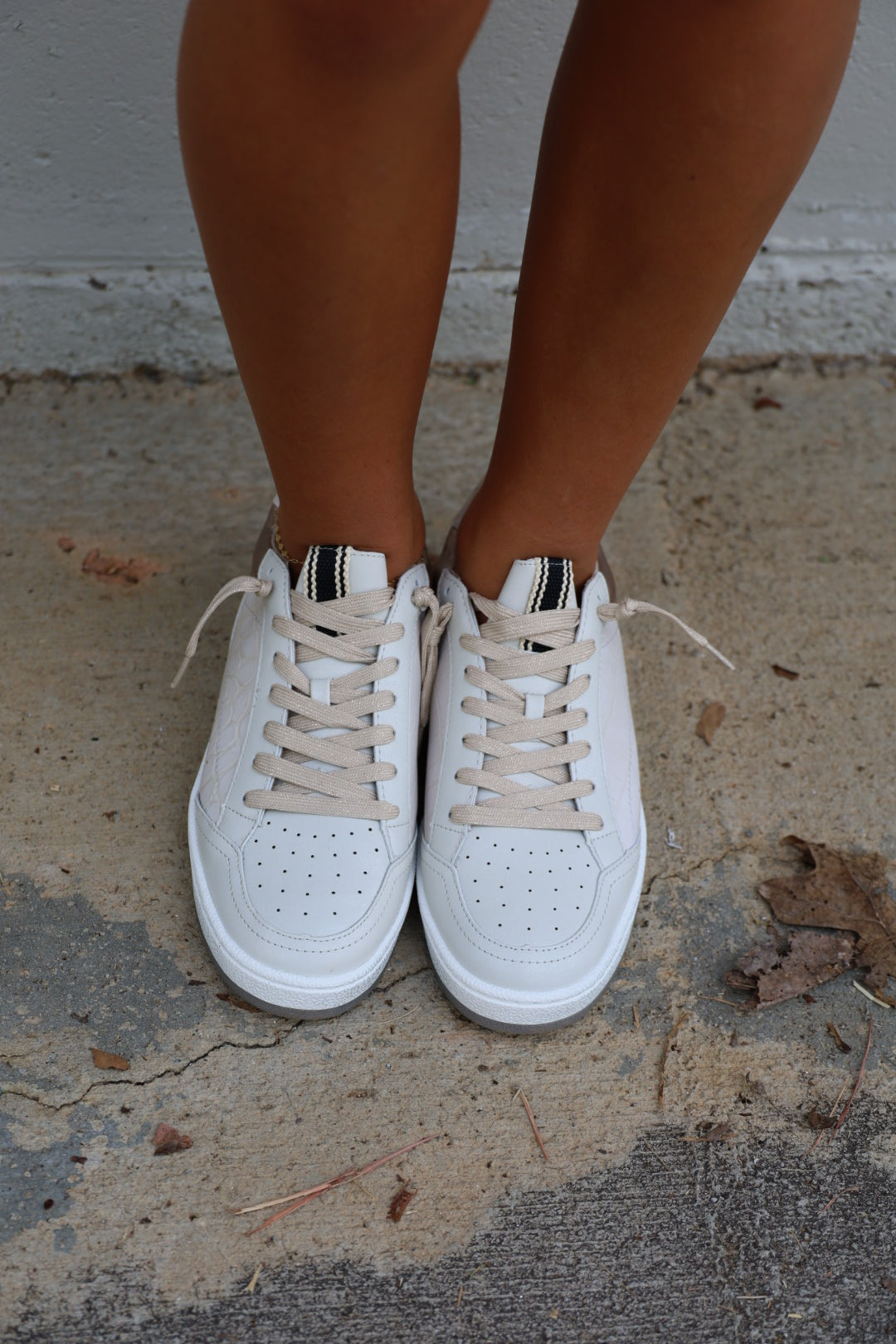 ShuShop Park Taupe Croc Sneaker