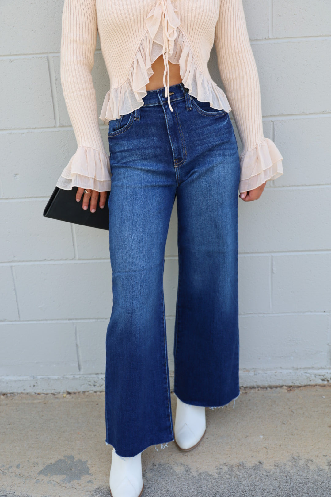 JBD Scissor Cut Wide Leg Jeans