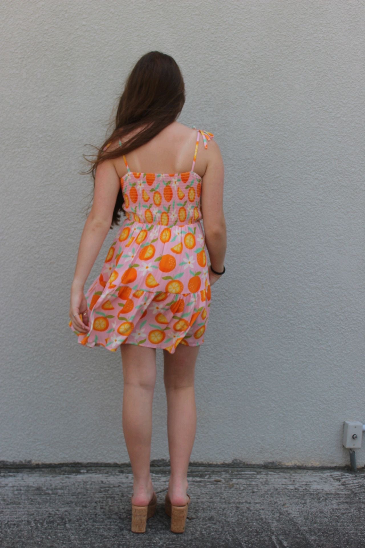Sweet Orange Dress