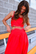 Gala Studded Set Maxi Skirt