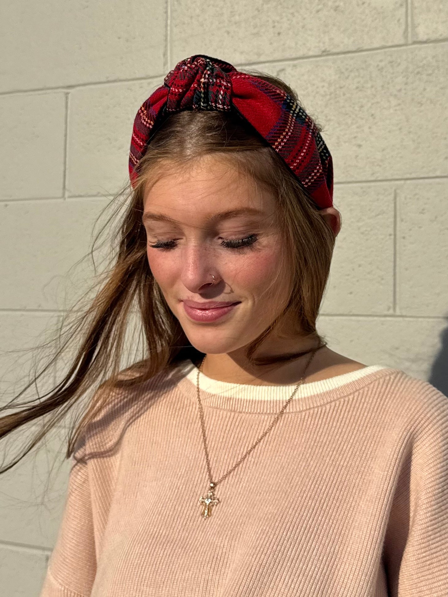 Tartan Knot Headband