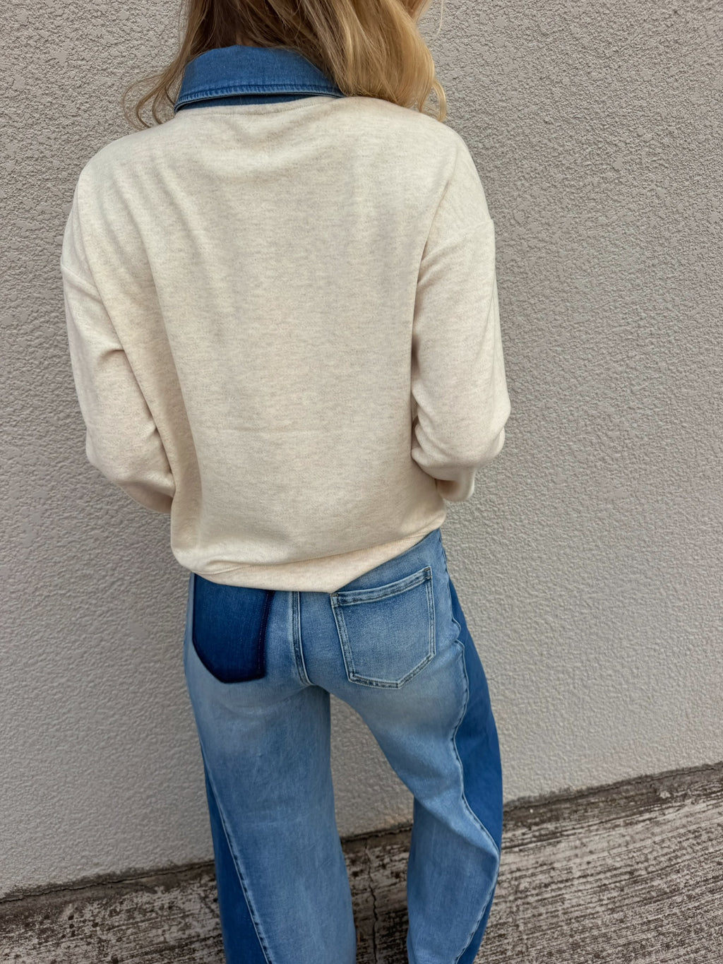 Crest Collard Pullover