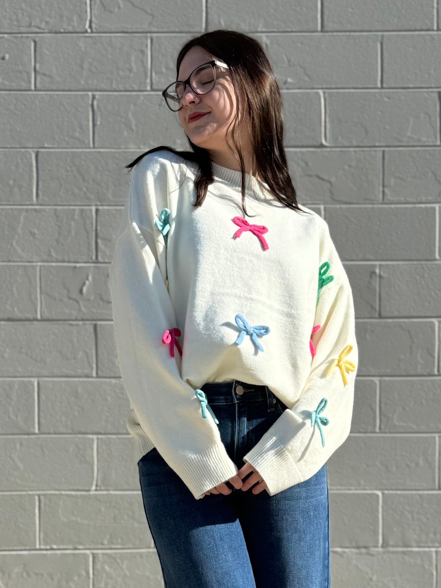 Claire Bow Sweater