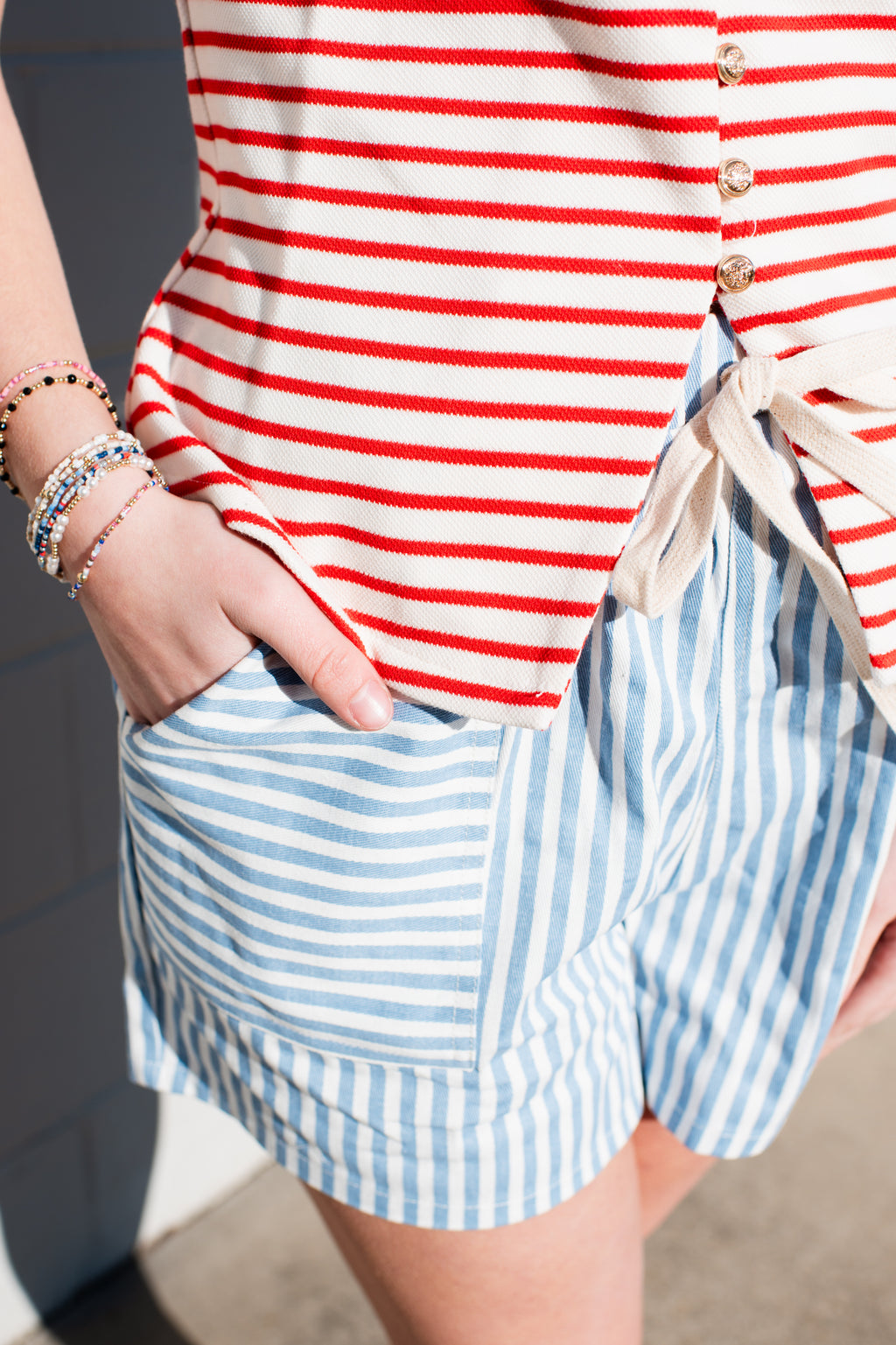 Lucy Striped Shorts