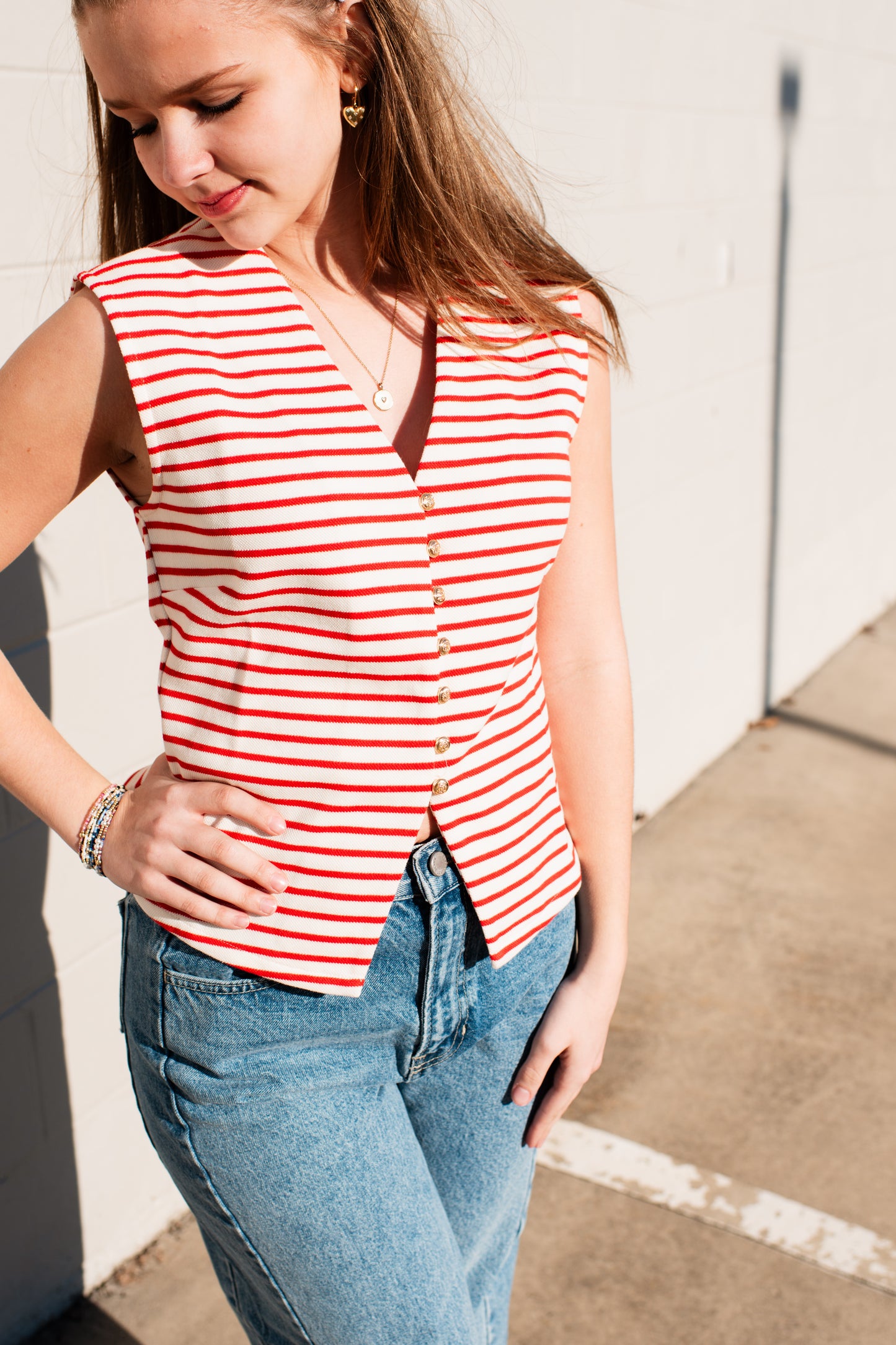 Etta Striped Top