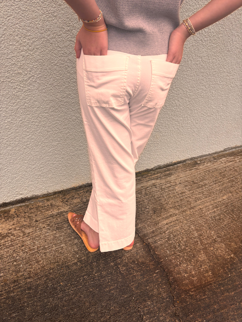 Muse White Jean
