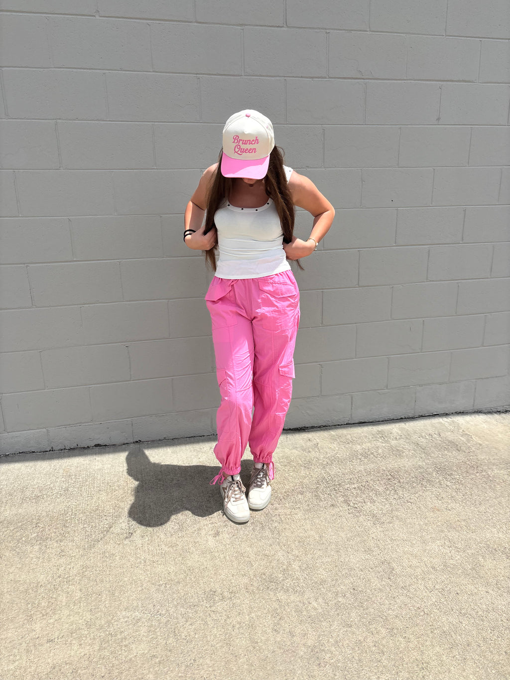 Pinky Cargo Pants