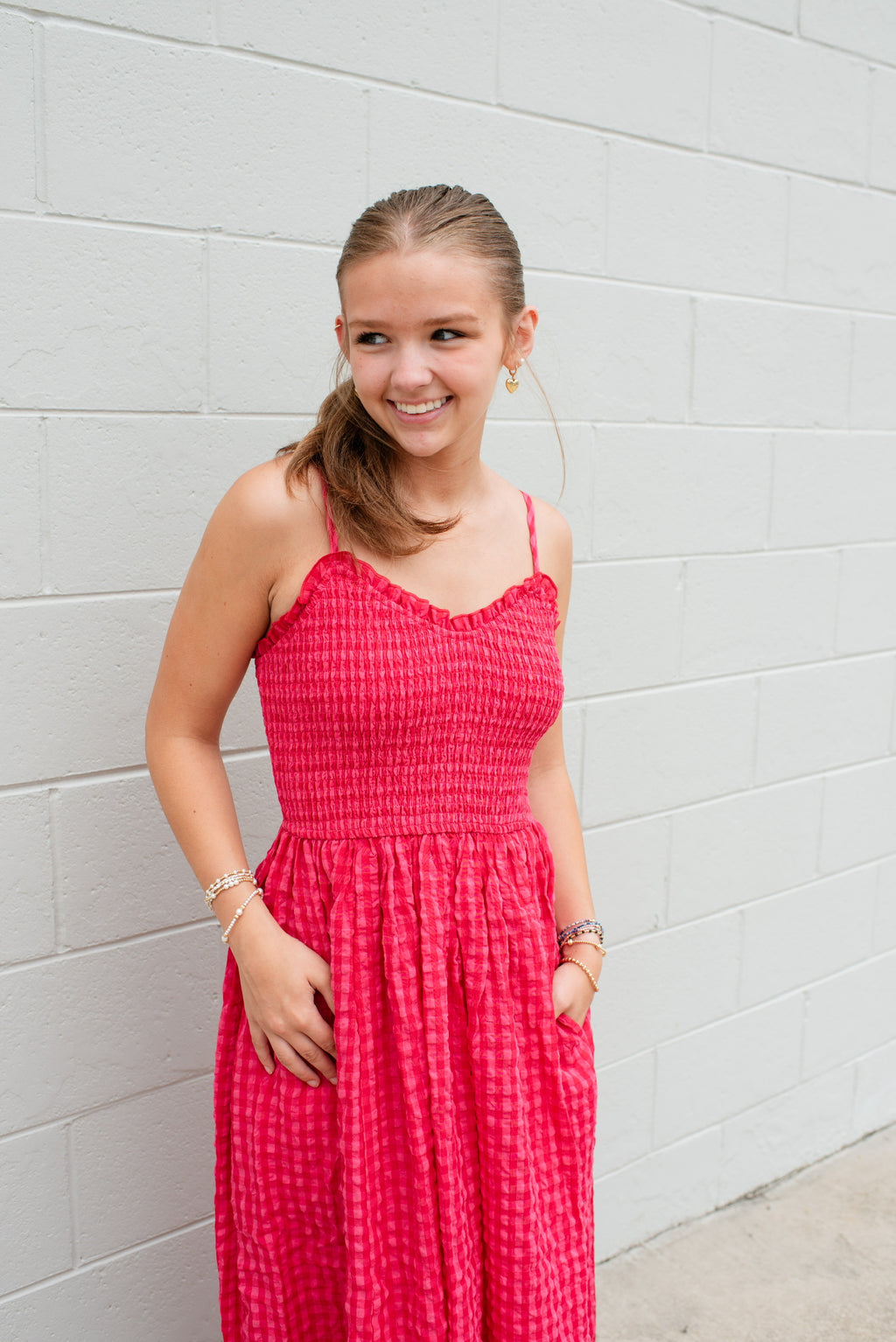 Ruby Gingham Sundress