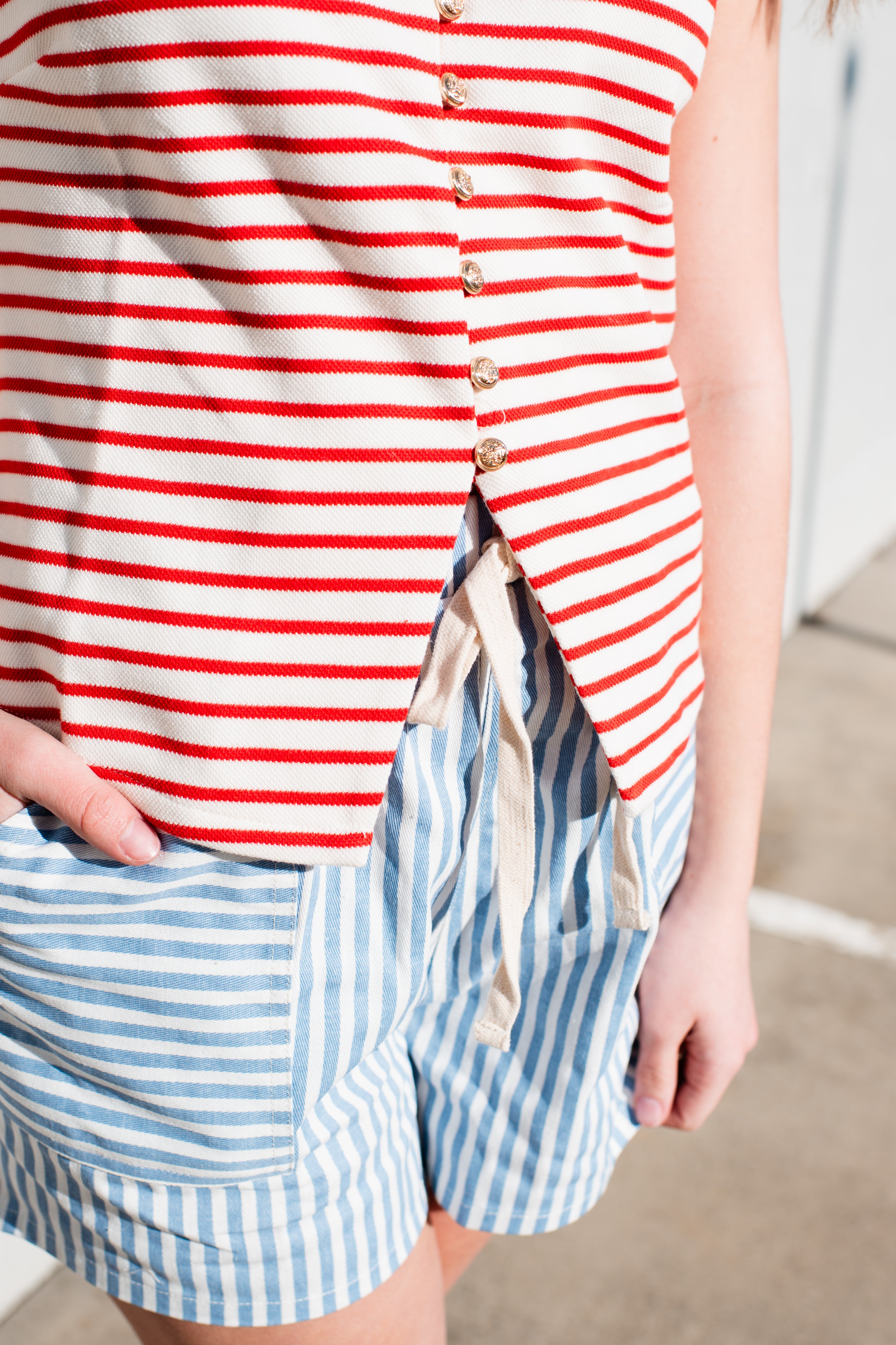 Lucy Striped Shorts