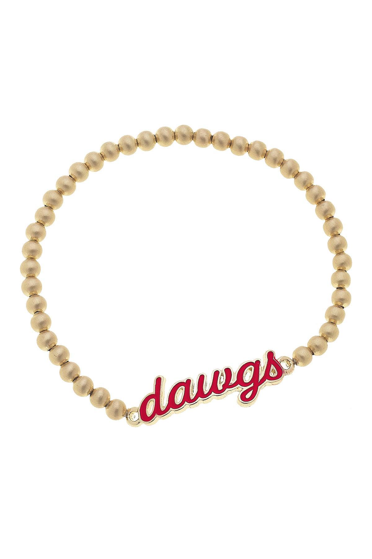 Dawgs Gold Bead Bracelet