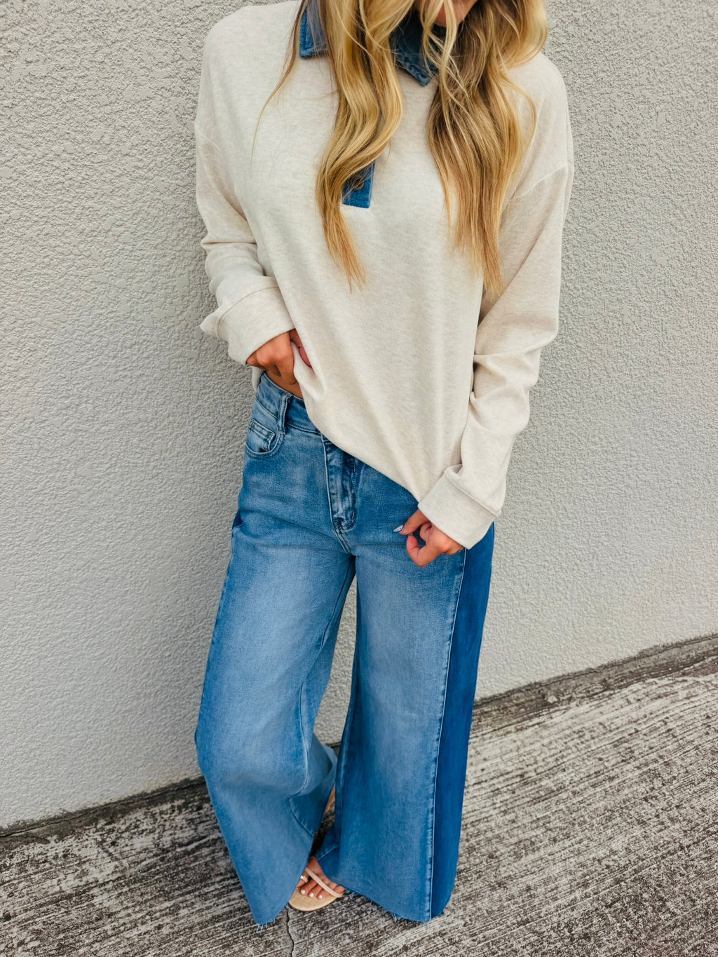 Crest Collared Pullover