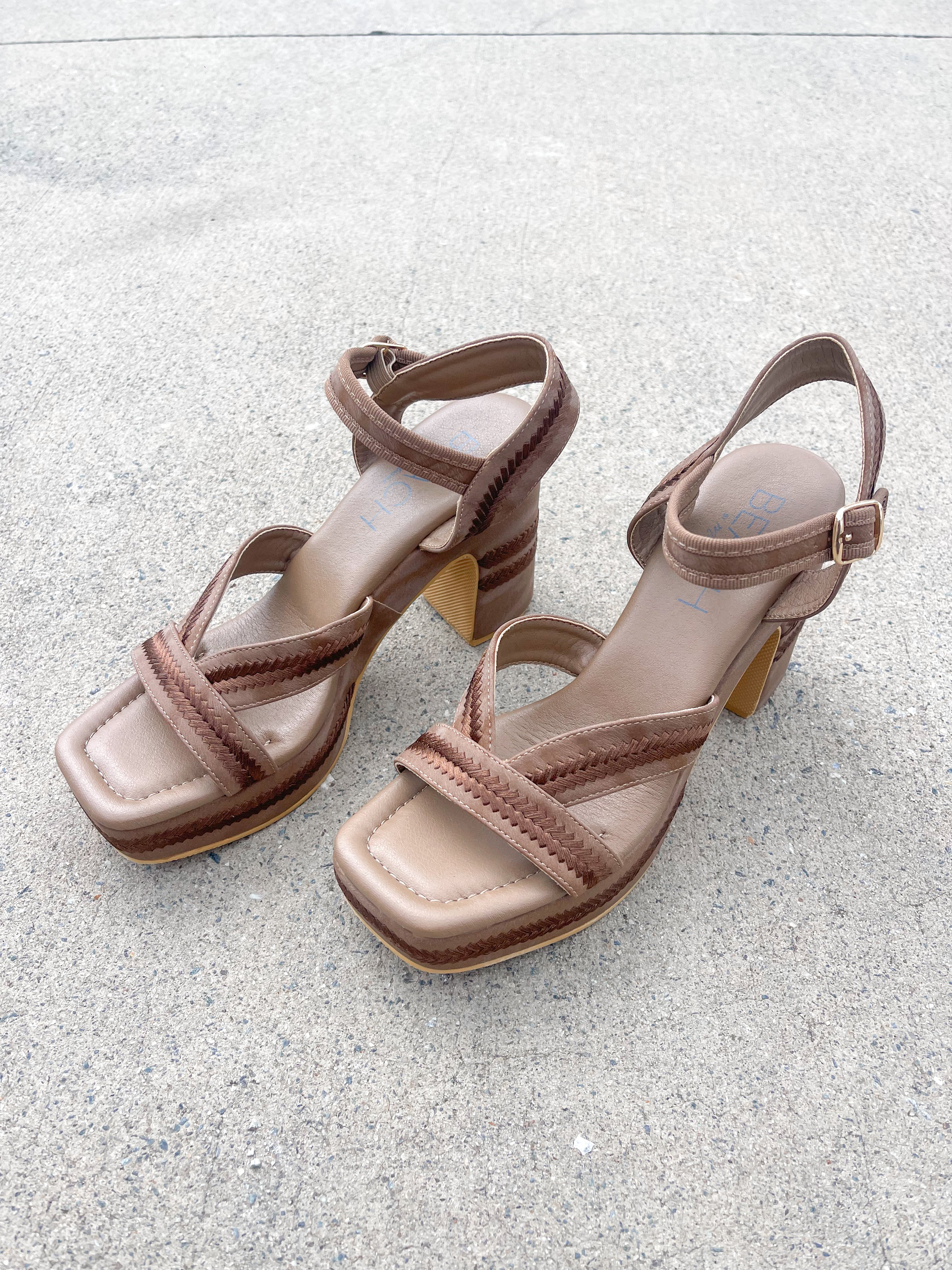 Adelaide Brown Heel