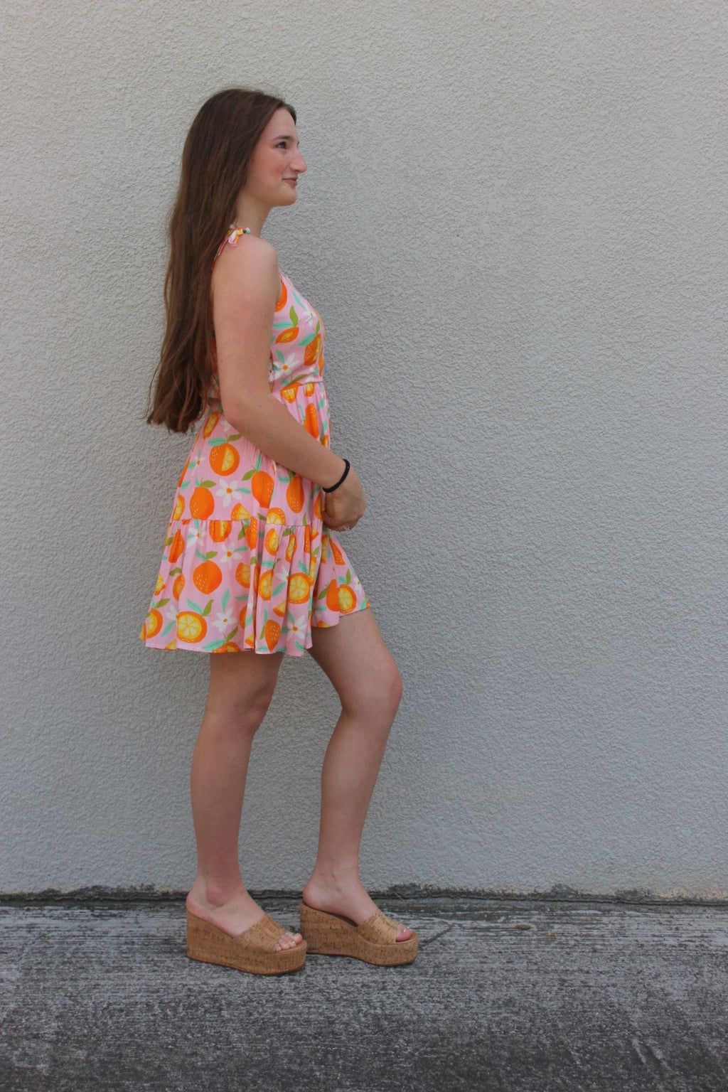 Sweet Orange Dress