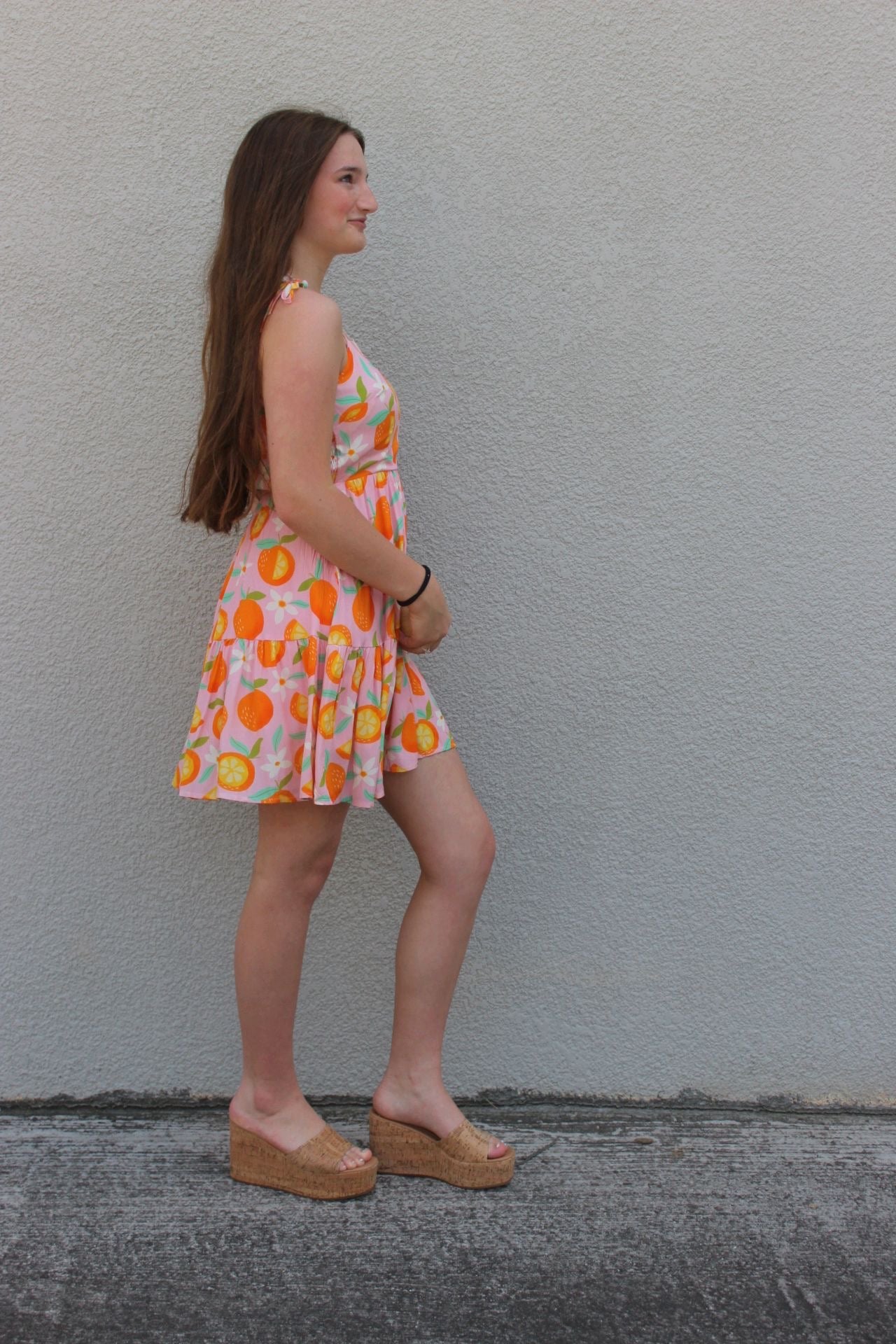 Sweet Orange Dress