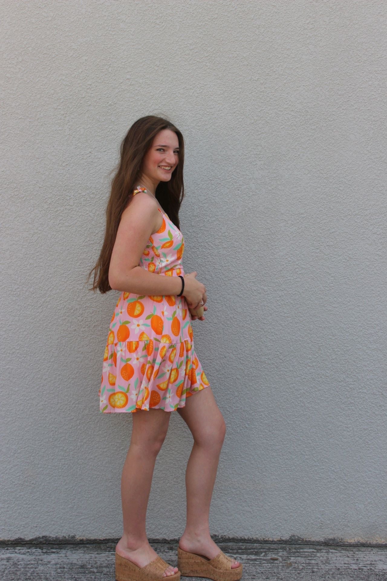Sweet Orange Dress