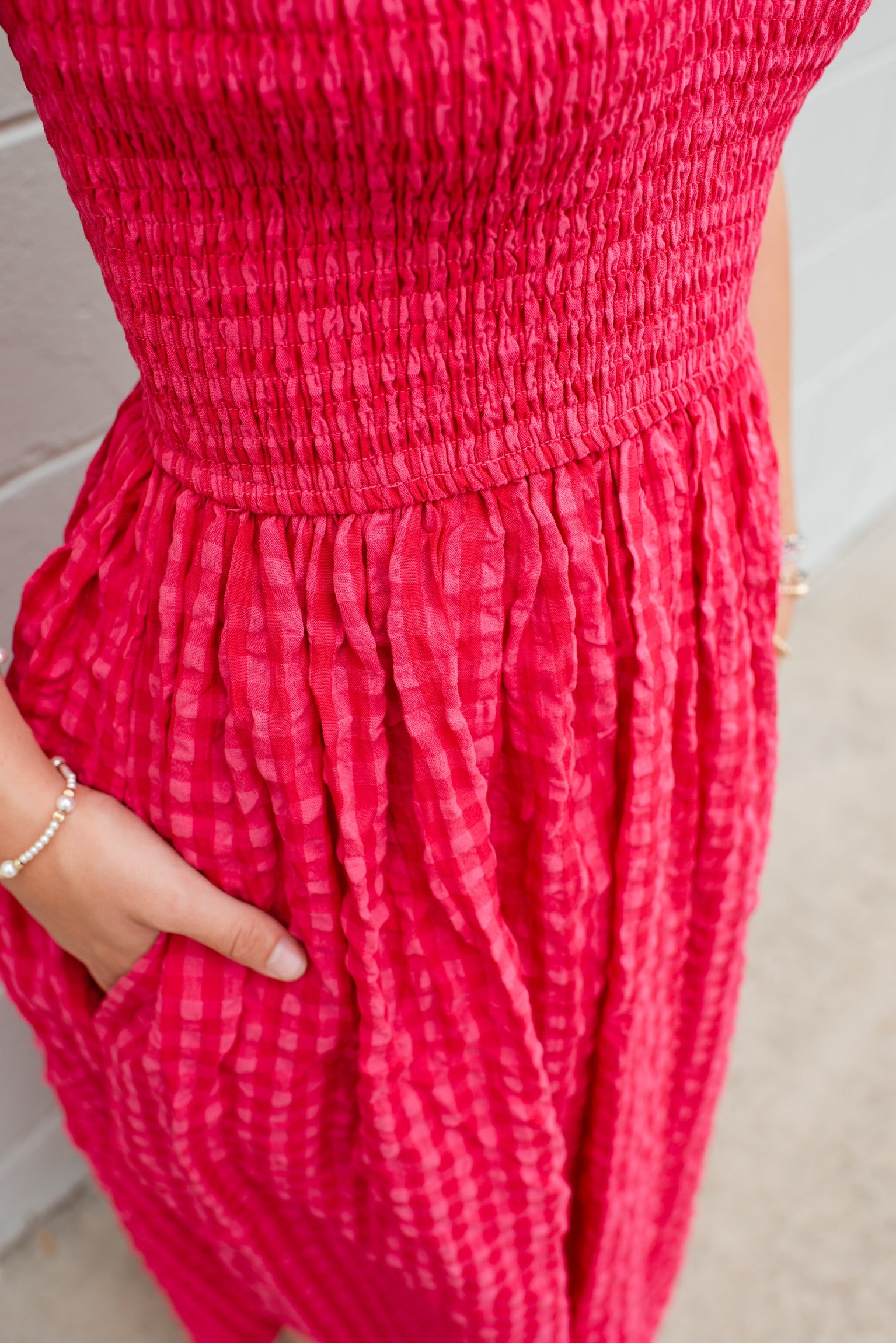 Ruby Gingham Sundress