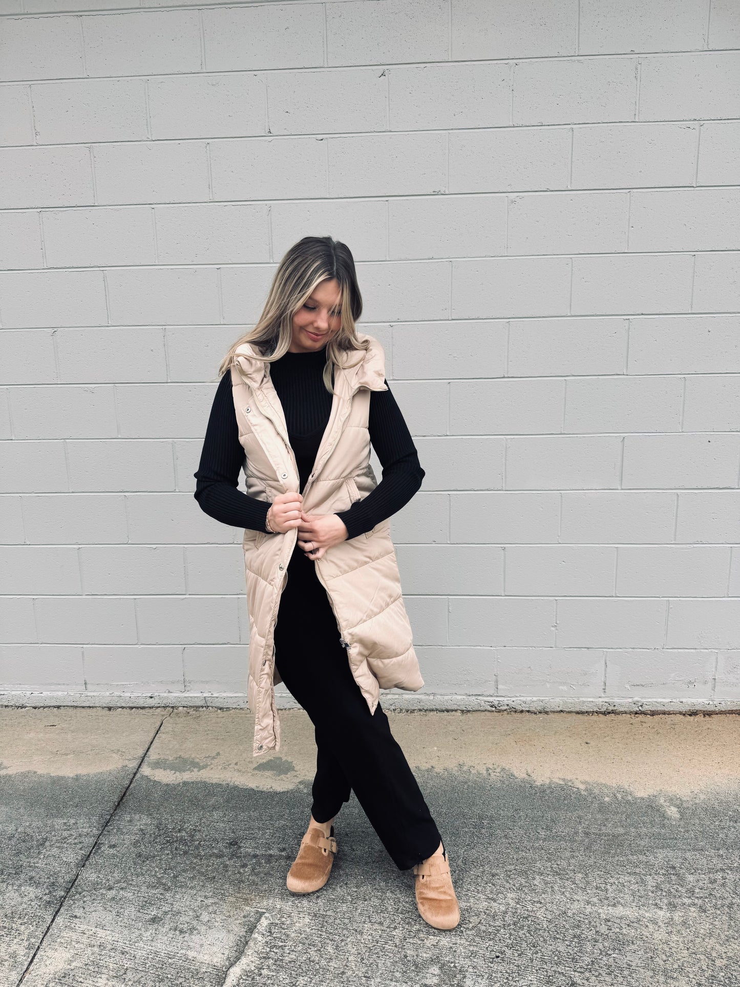 Long Puffer Vest