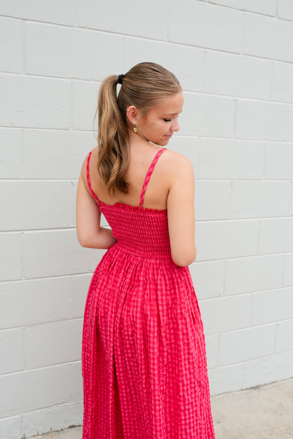 Ruby Gingham Sundress