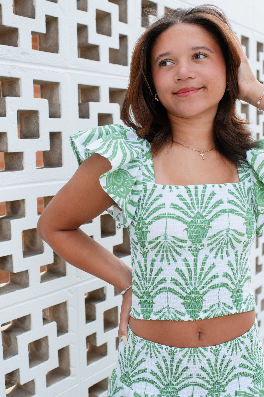 Deco Palm Set Top