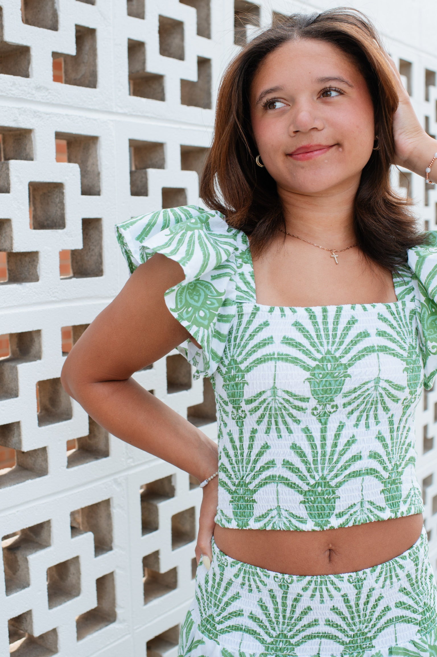Deco Palm Set Top