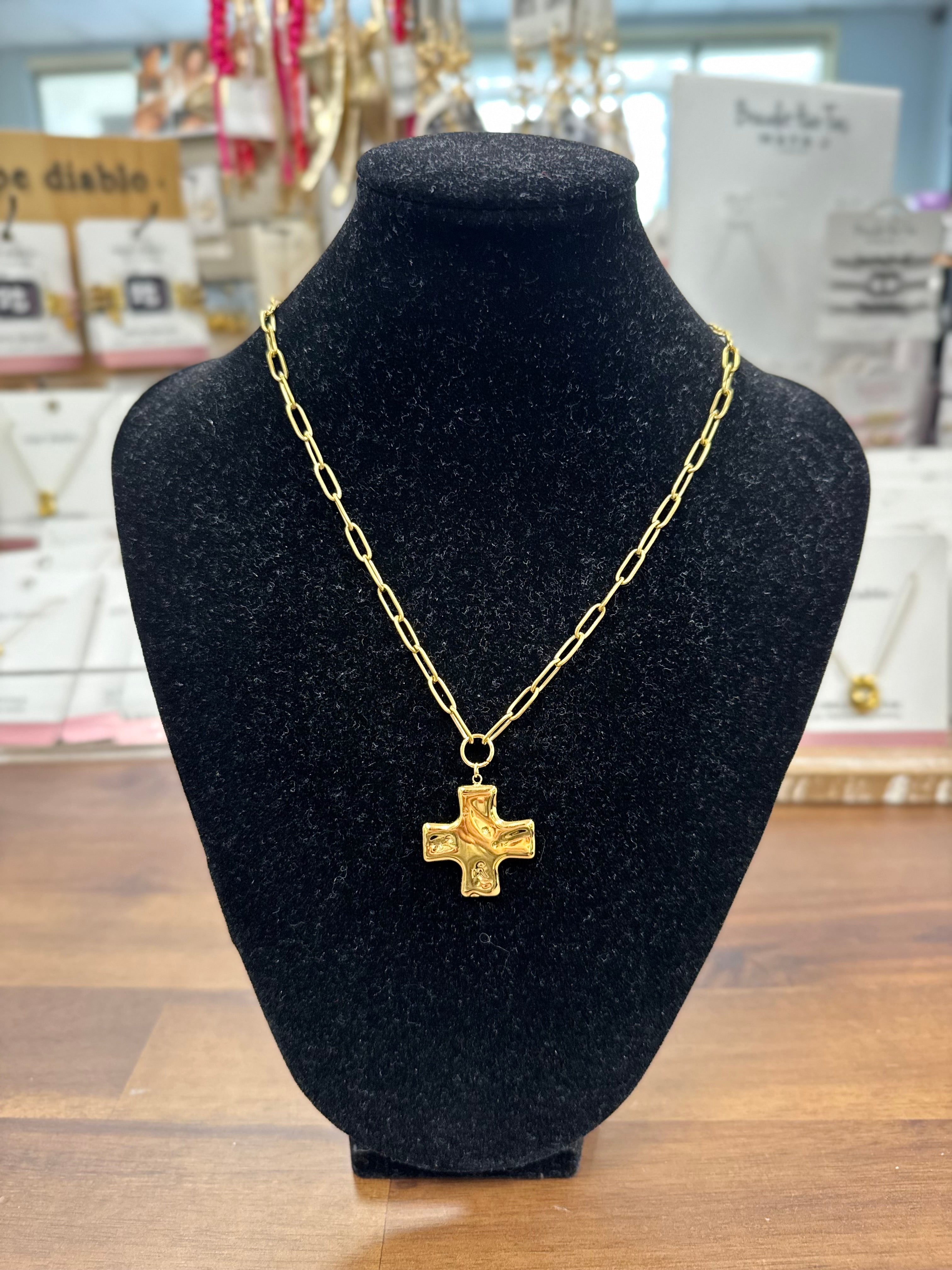 Risen Cross Necklace