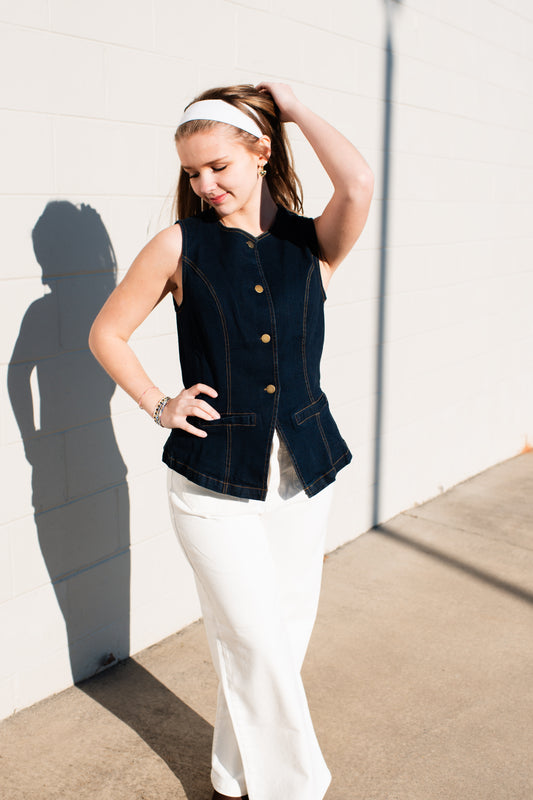 Susan Denim Vest