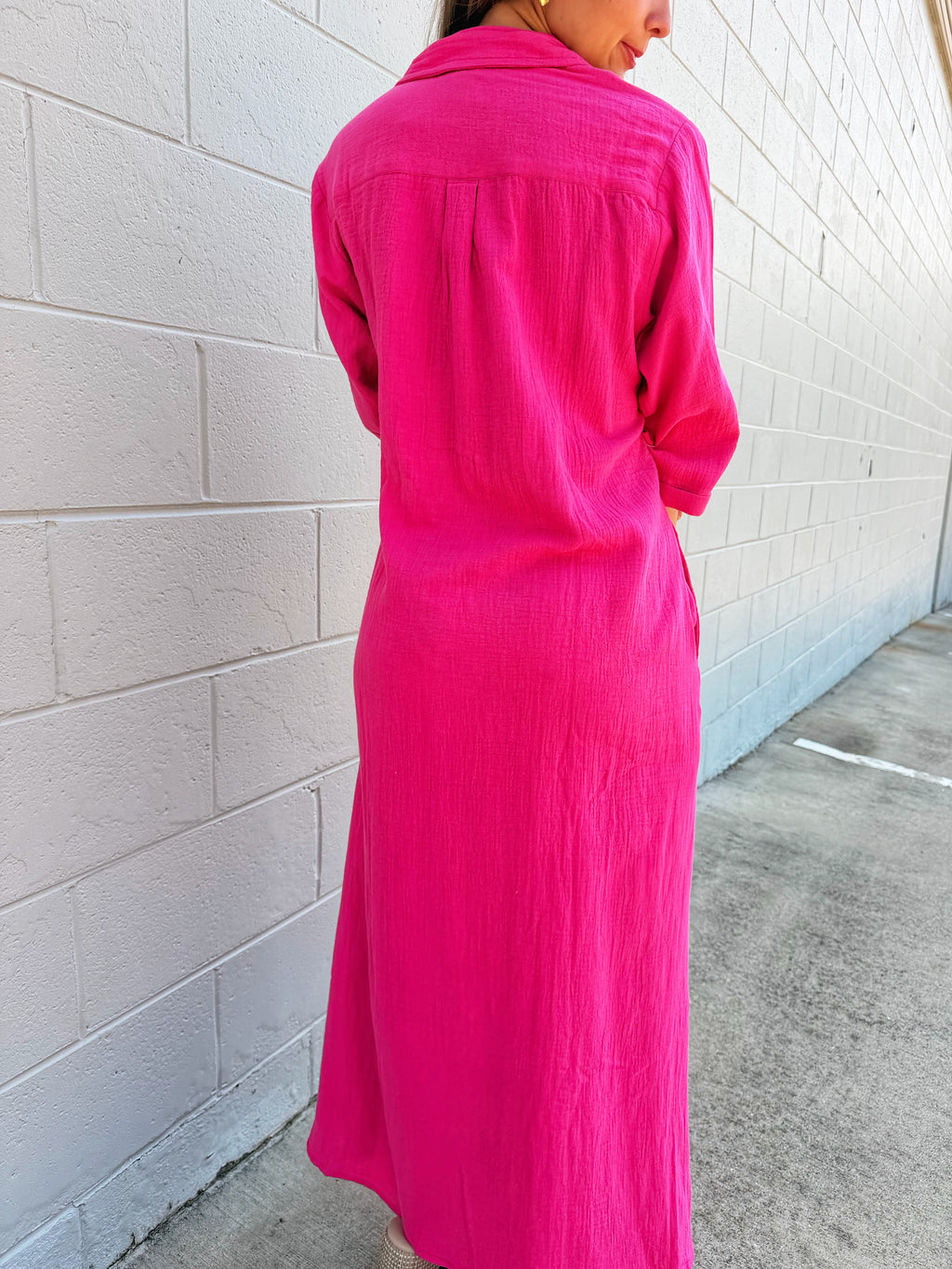 Palmera Button-Up Dress