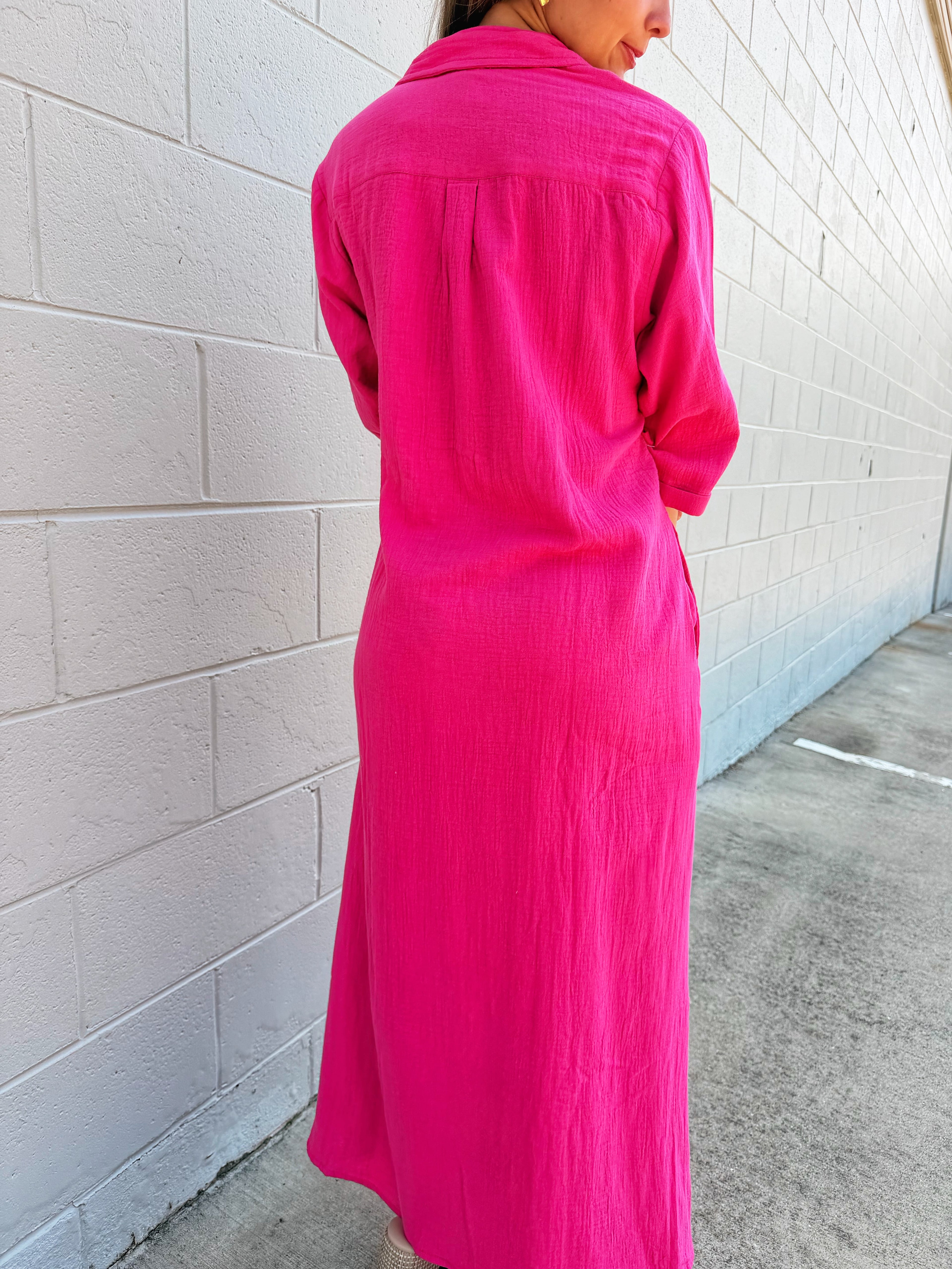 Palmera Button-Up Dress