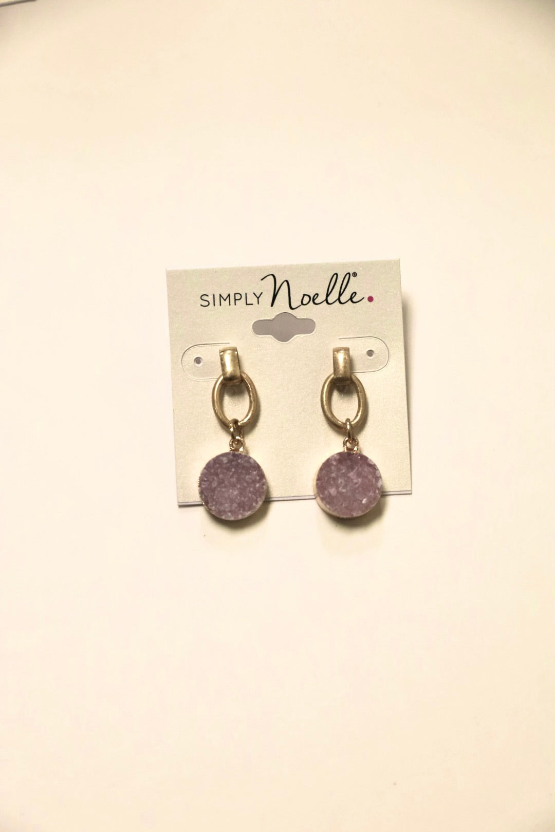 Gem Druzy Earrings