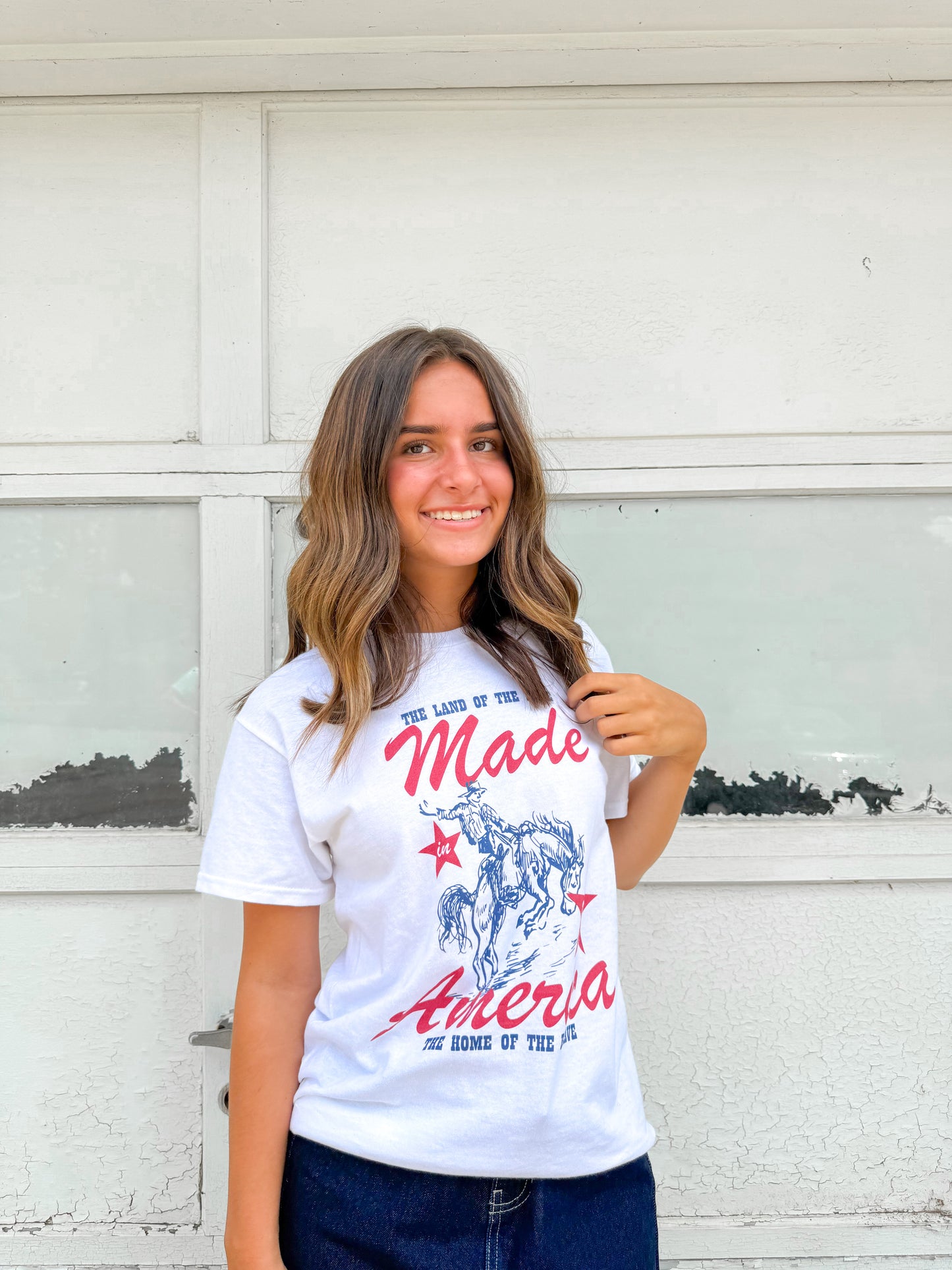 Land Of The Free Graphic Tee