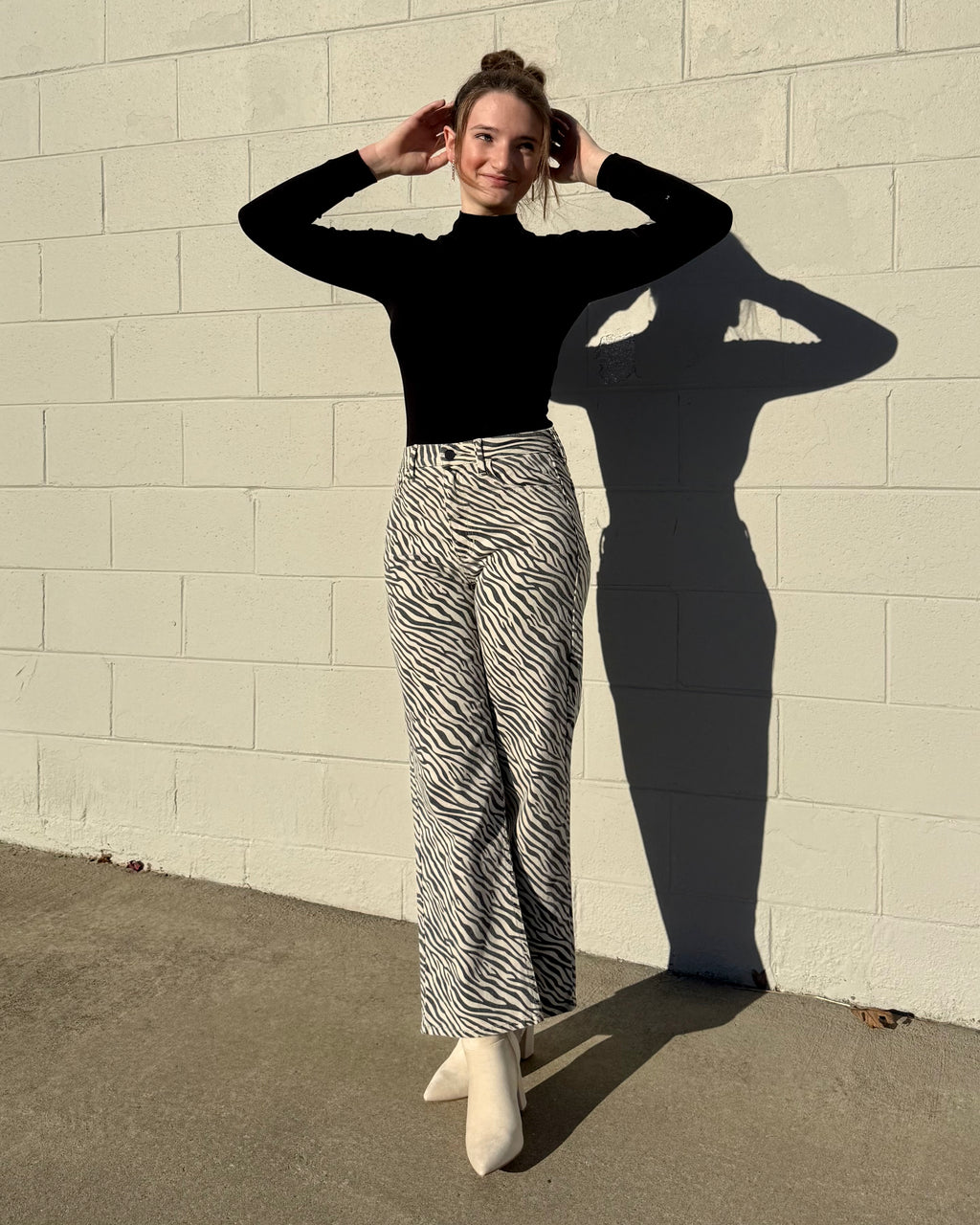 Isabeau Zebra Jeans