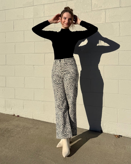 Isabeau Zebra Jeans
