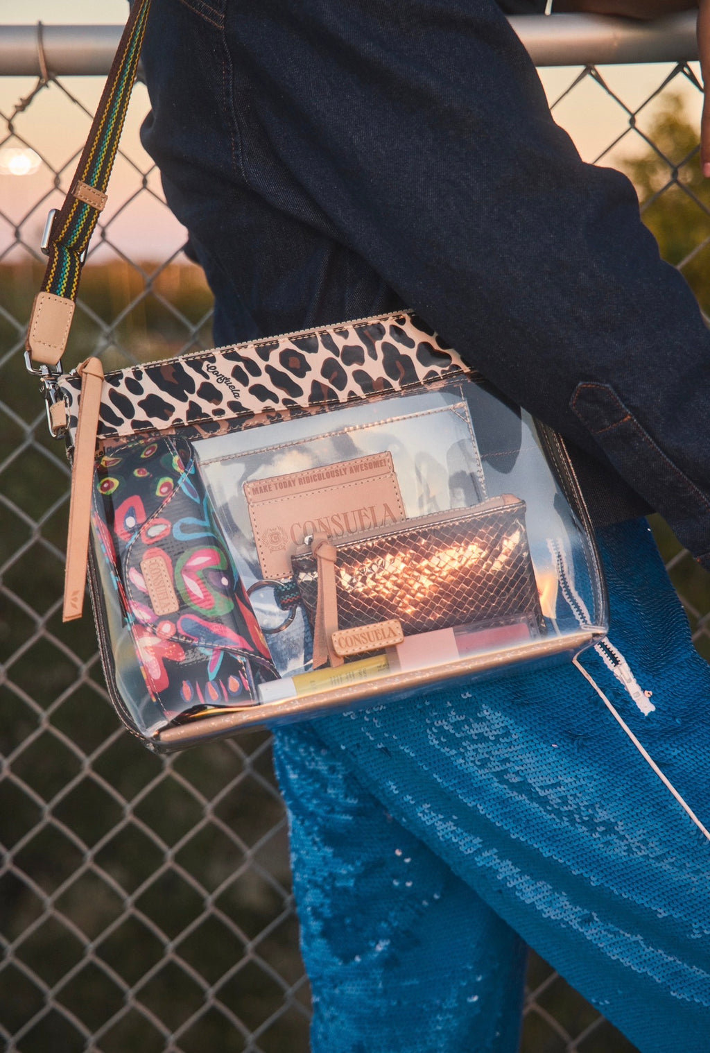 Consuela Clear Midtown Crossbody