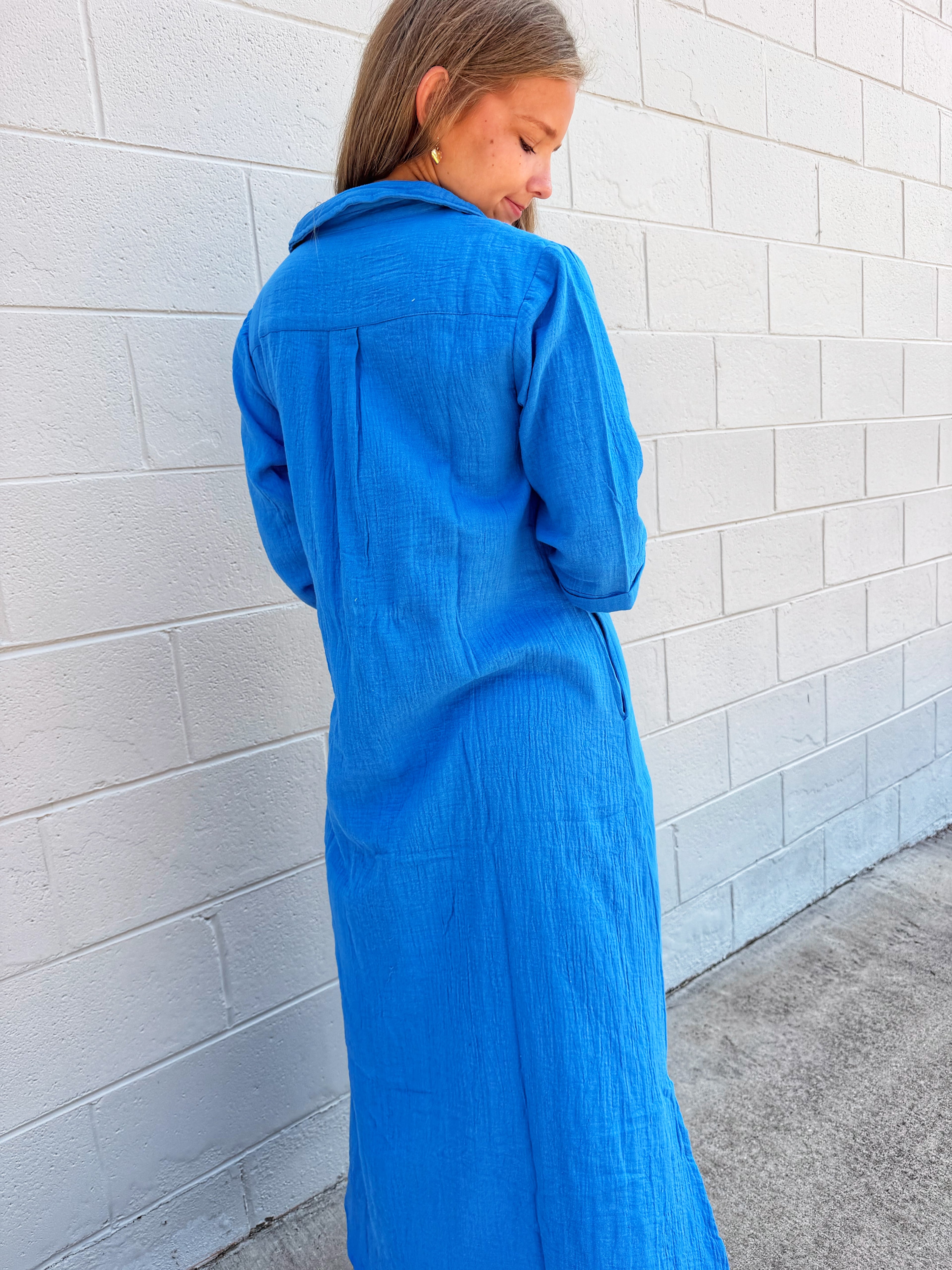 Palmera Button-Up Dress
