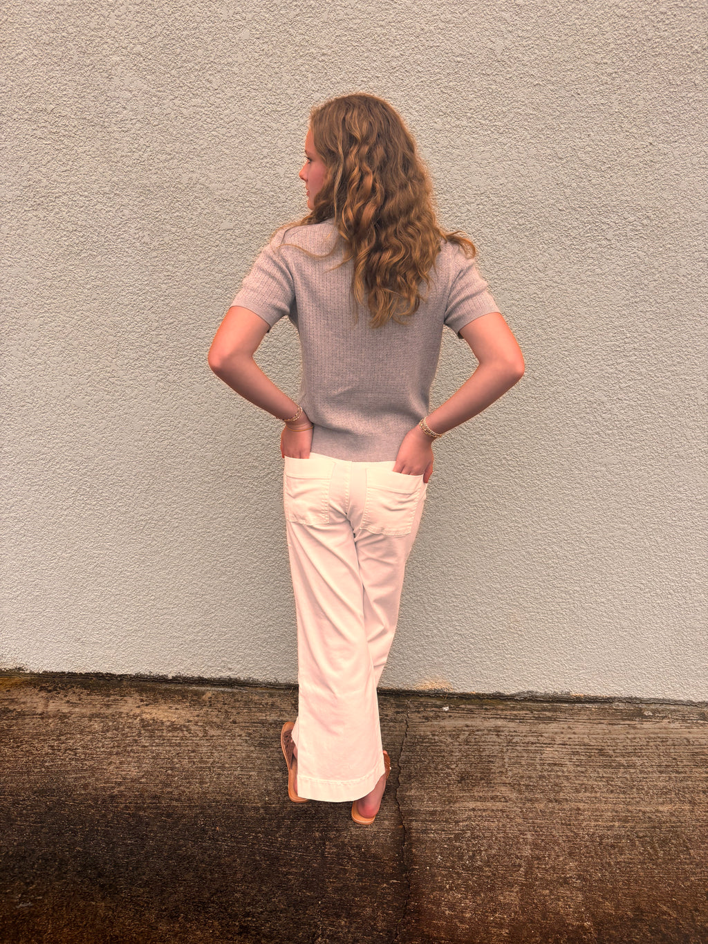 Muse White Jean