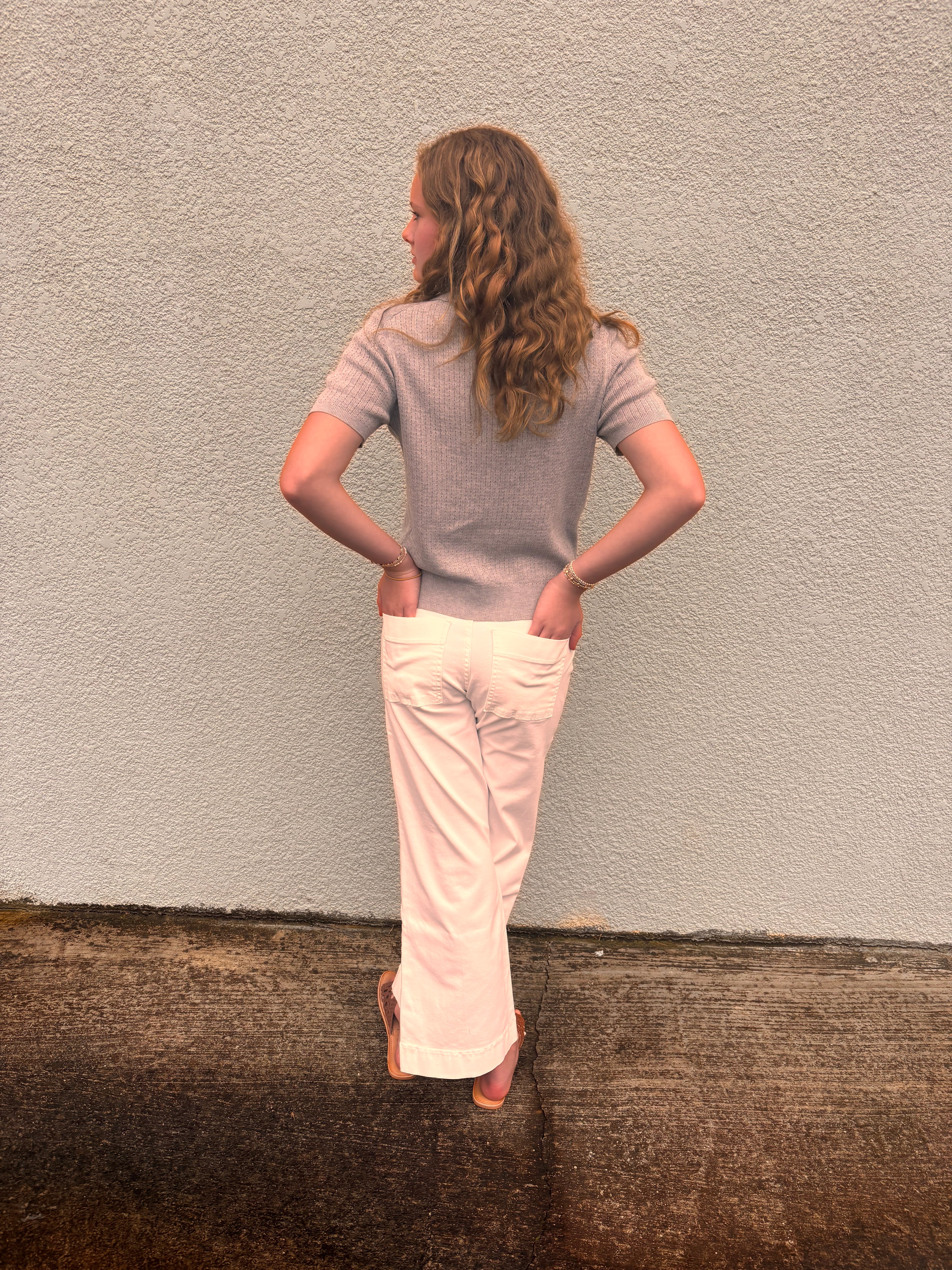 Muse White Jean