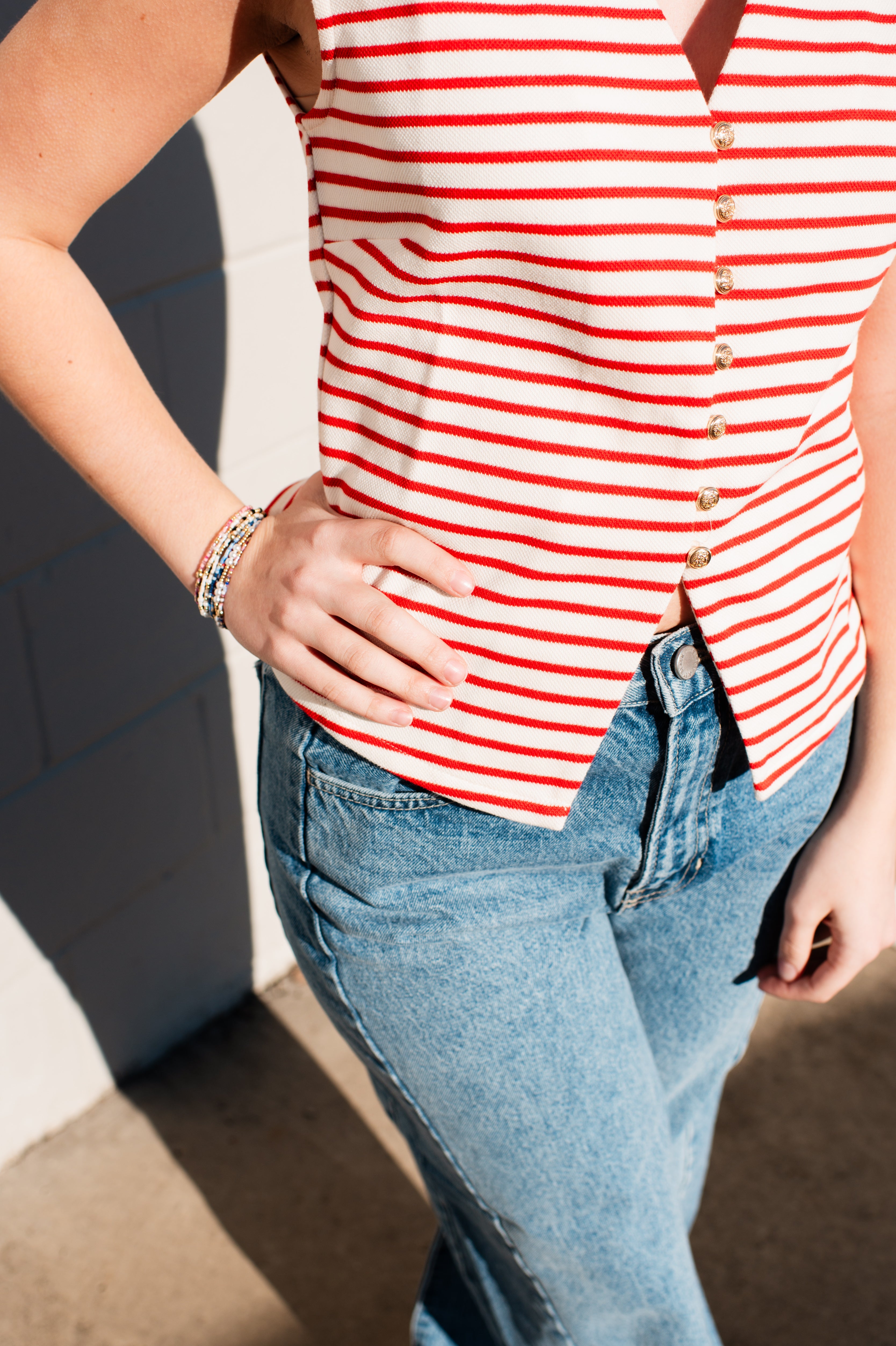 Etta Striped Top