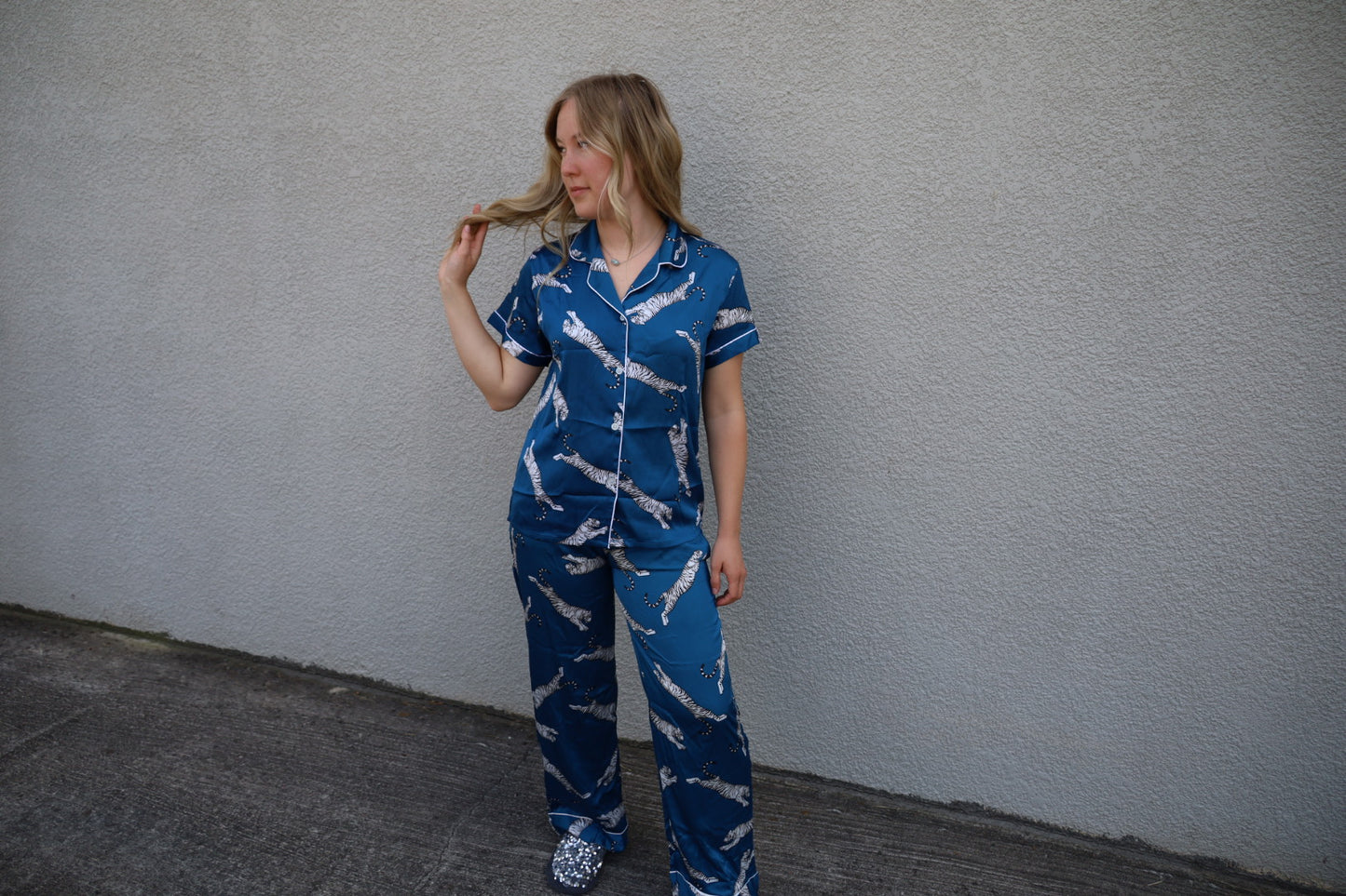 Blue Tiger PJ Set