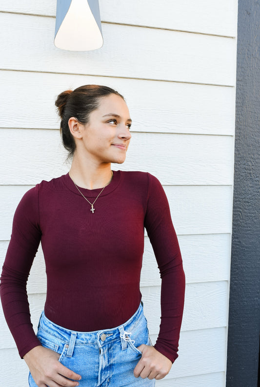 Thalsa Long Sleeve Bodysuit