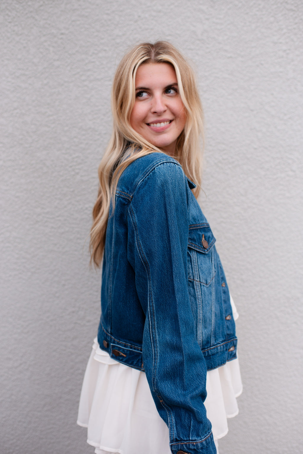 Caelia Rigid Denim Jacket