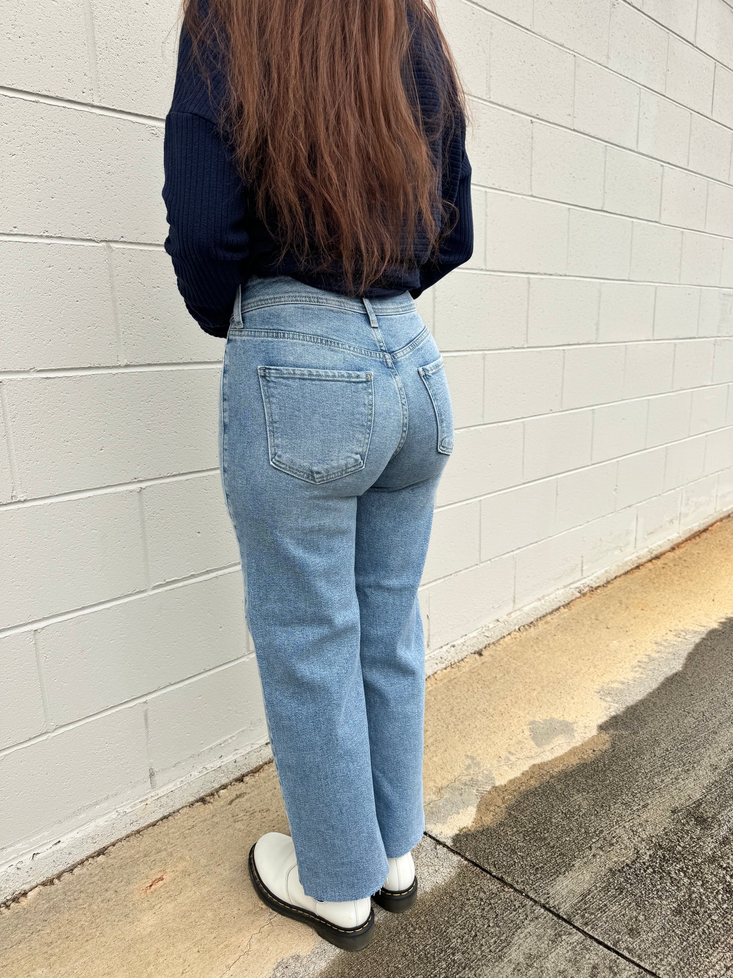 HR Utility Wide Leg Jeans