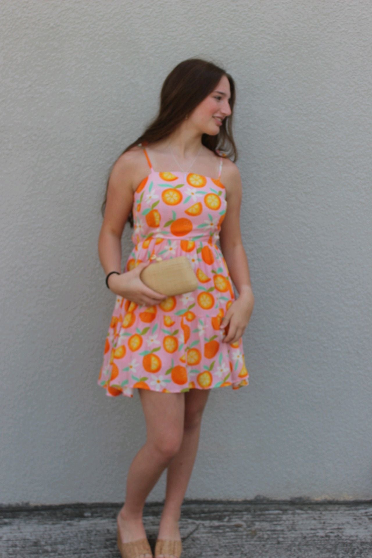 Sweet Orange Dress