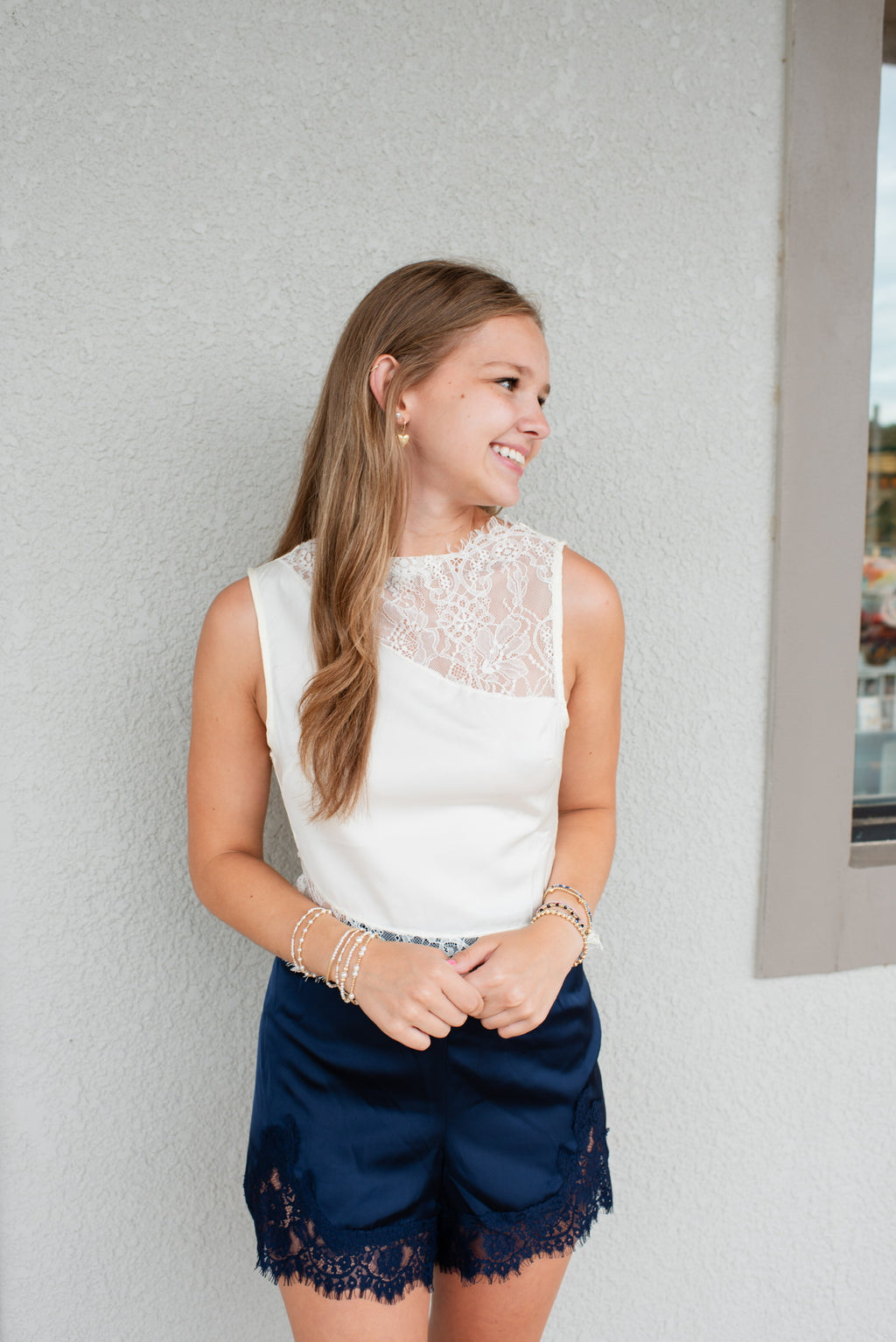 Letting Go Lace Tank