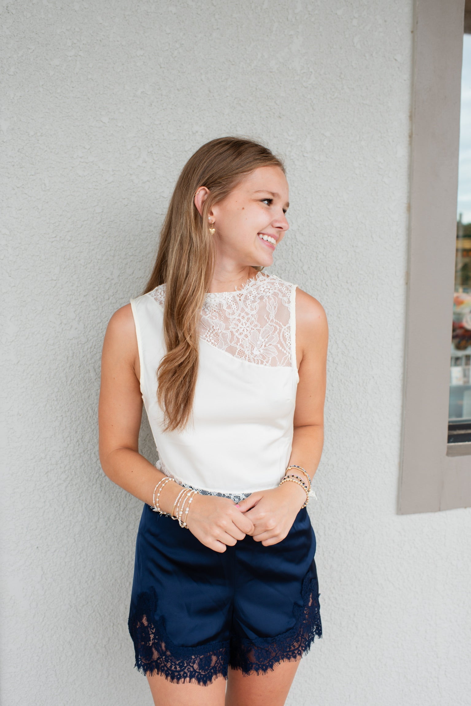 Letting Go Lace Tank