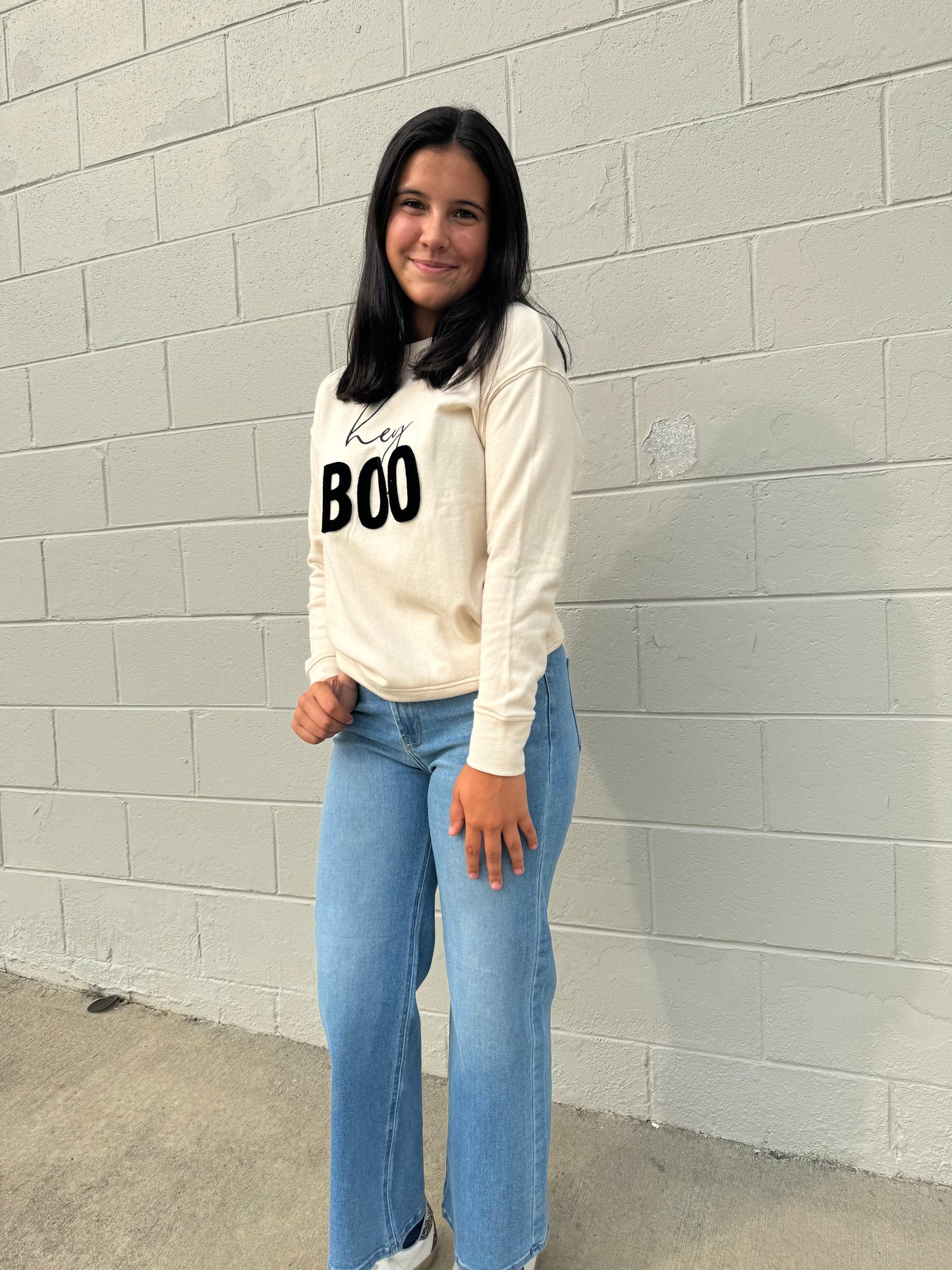 Hey Boo Crewneck